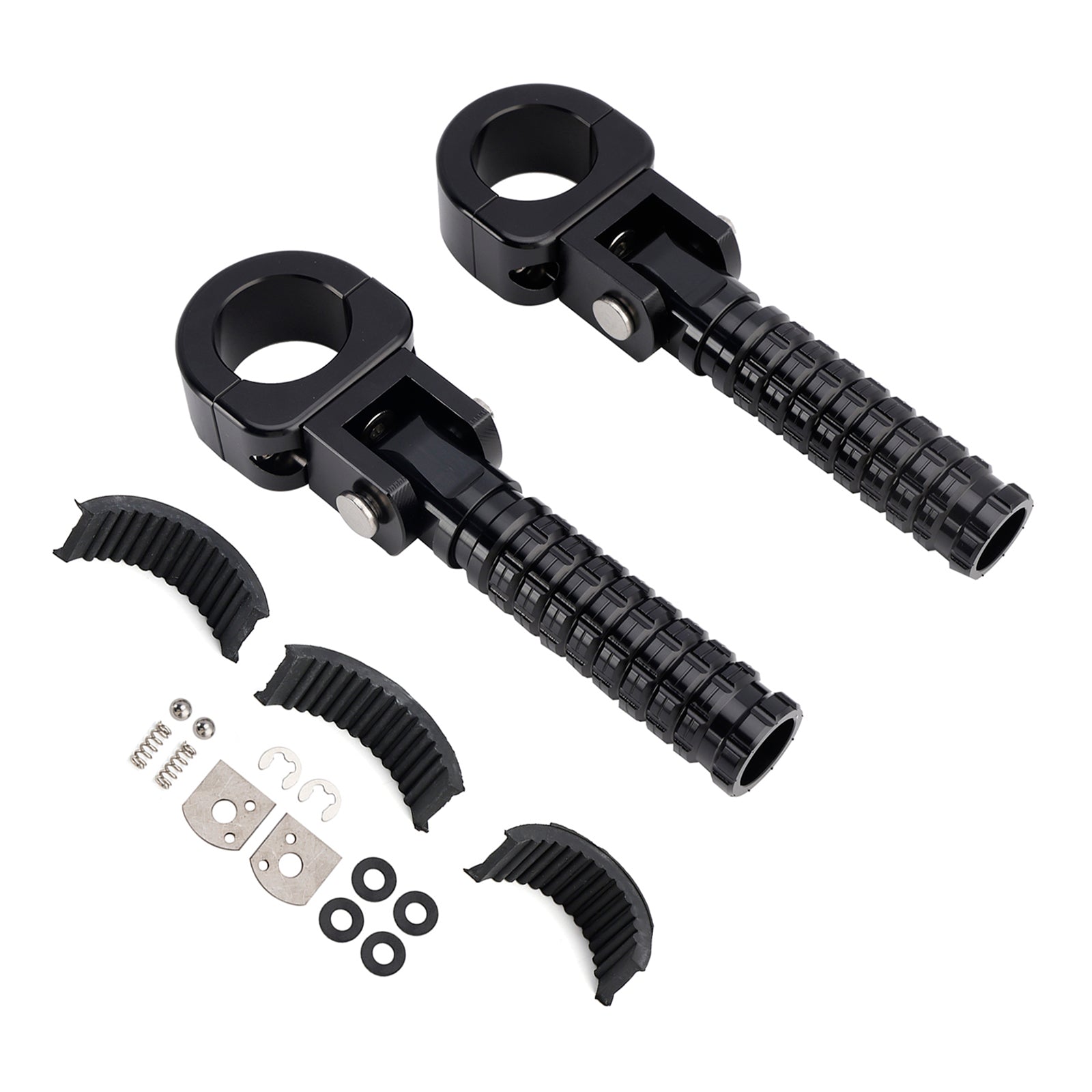 1.25인치 바가 있는 오토바이에 맞는 범용 전면 발판 발 페그