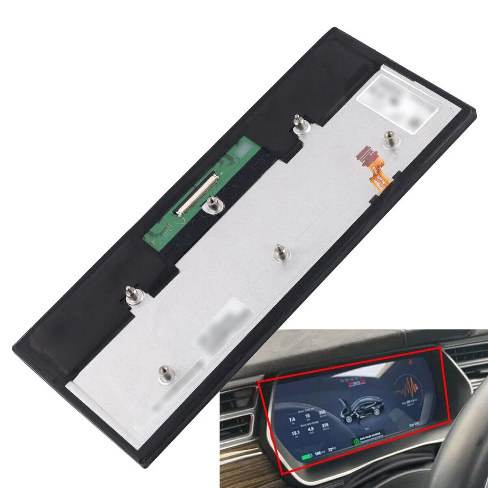 For Tesla Model X (2015-2021) LA123WF1 Instrument Display Screen 12.3" LCD Module 1004788