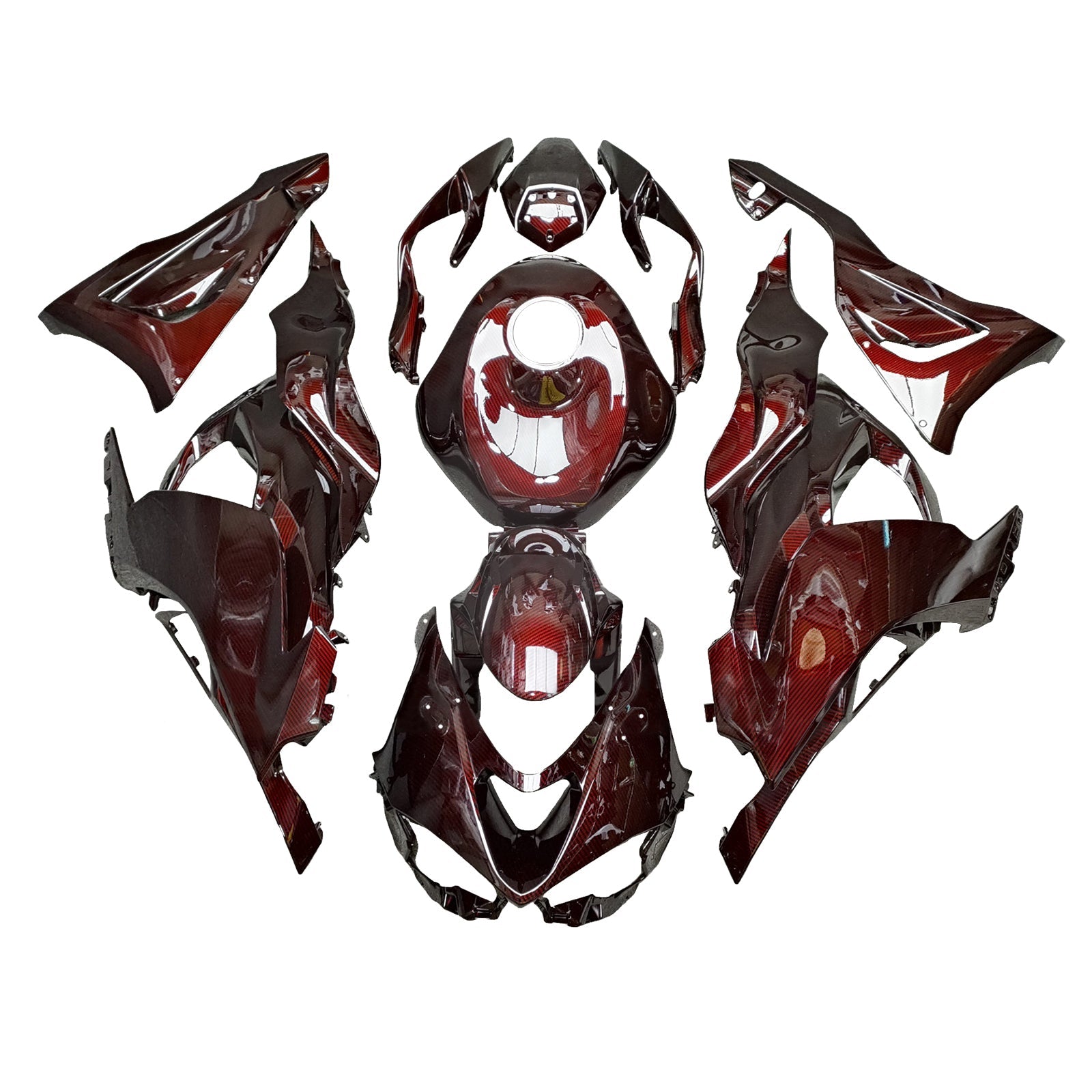 Injection Fairing Kit Bodywork Plastic ABS fit For Kawasaki ZX-6R 2024-2025