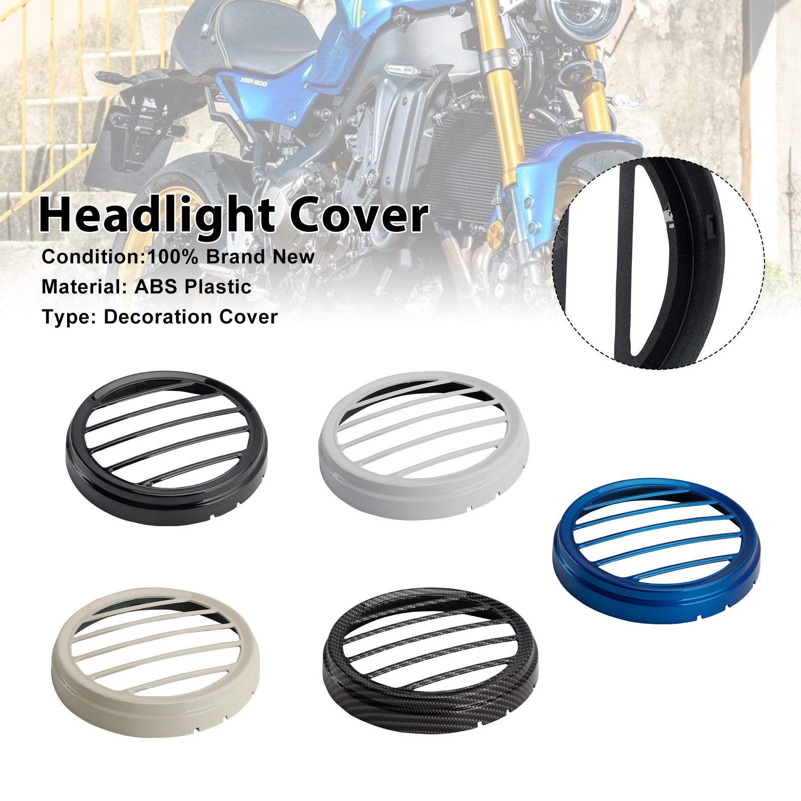 2022-2025 Yamaha XSR900 Front Nose Headlight Cover Fairing