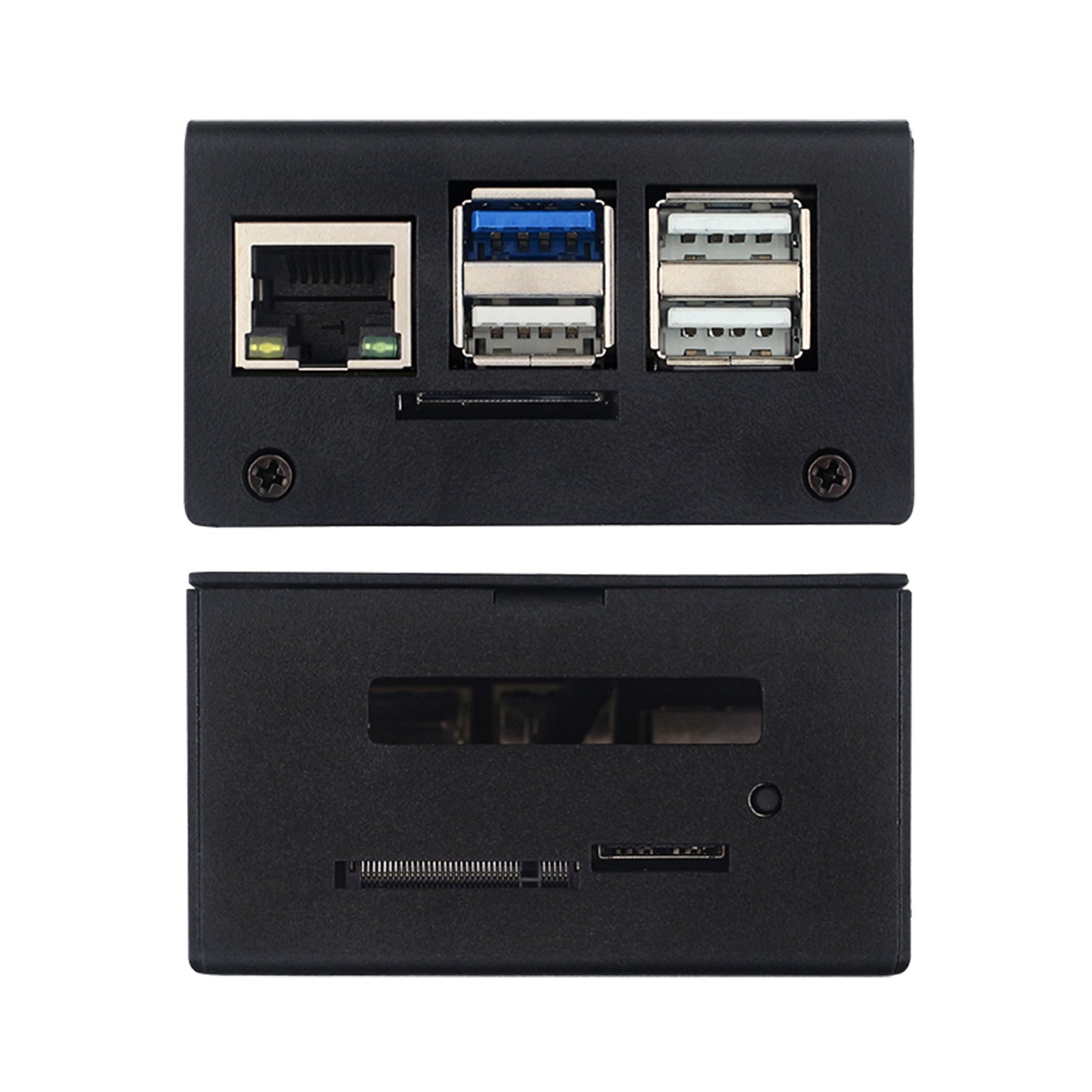 New Orange Pi 3B Metal Case Orange Pi 3B Aluminum Alloy Box Cooling Fan Cool Case