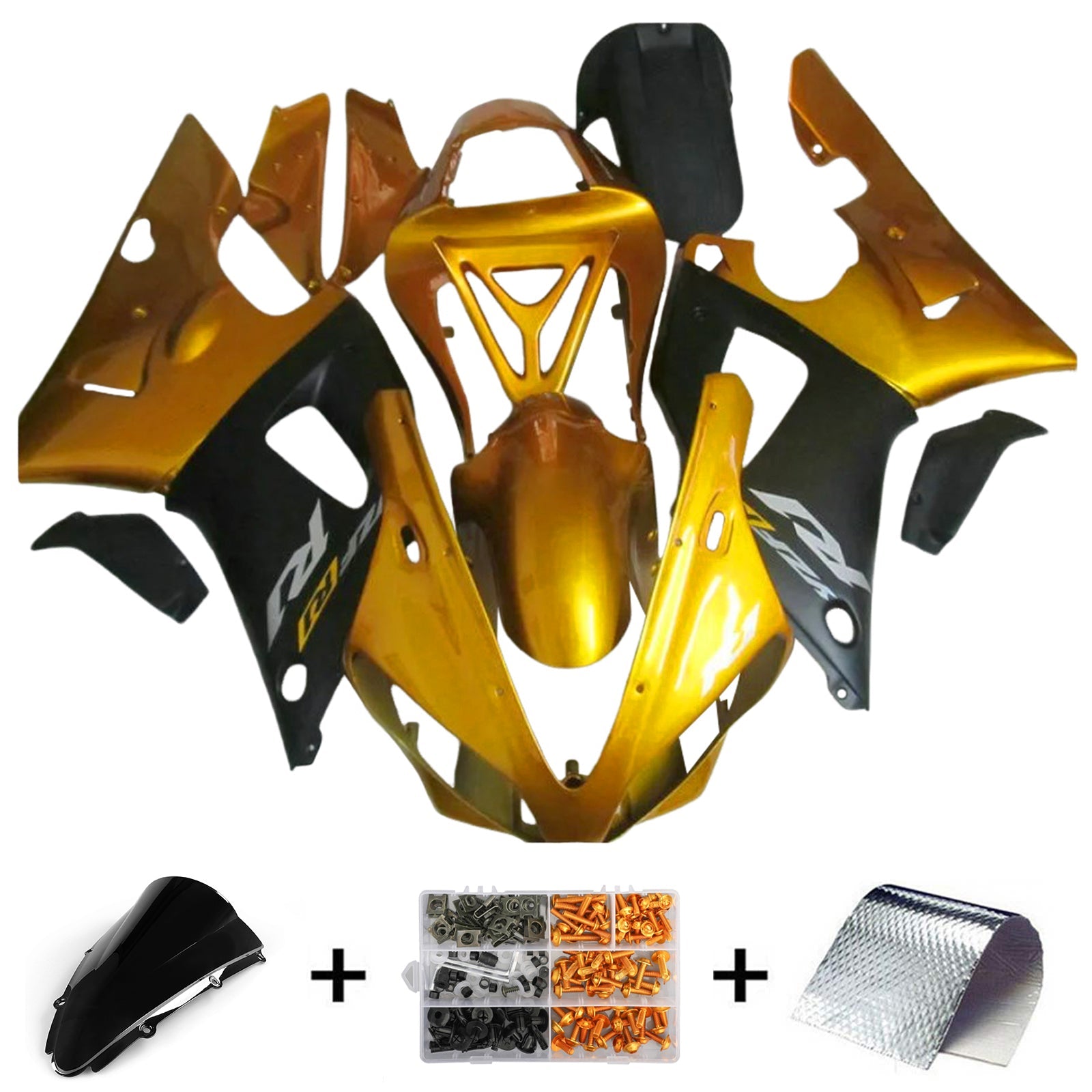 Yamaha YZF 1000 R1 2000-2001 Fairing Kit Bodywork Plastic ABS