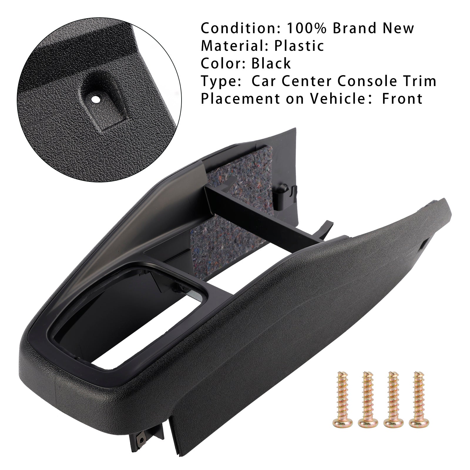 1999-2005 VW Golf Jetta LHD Car Center Console Trim 1J1863201L 1J1863201D Black