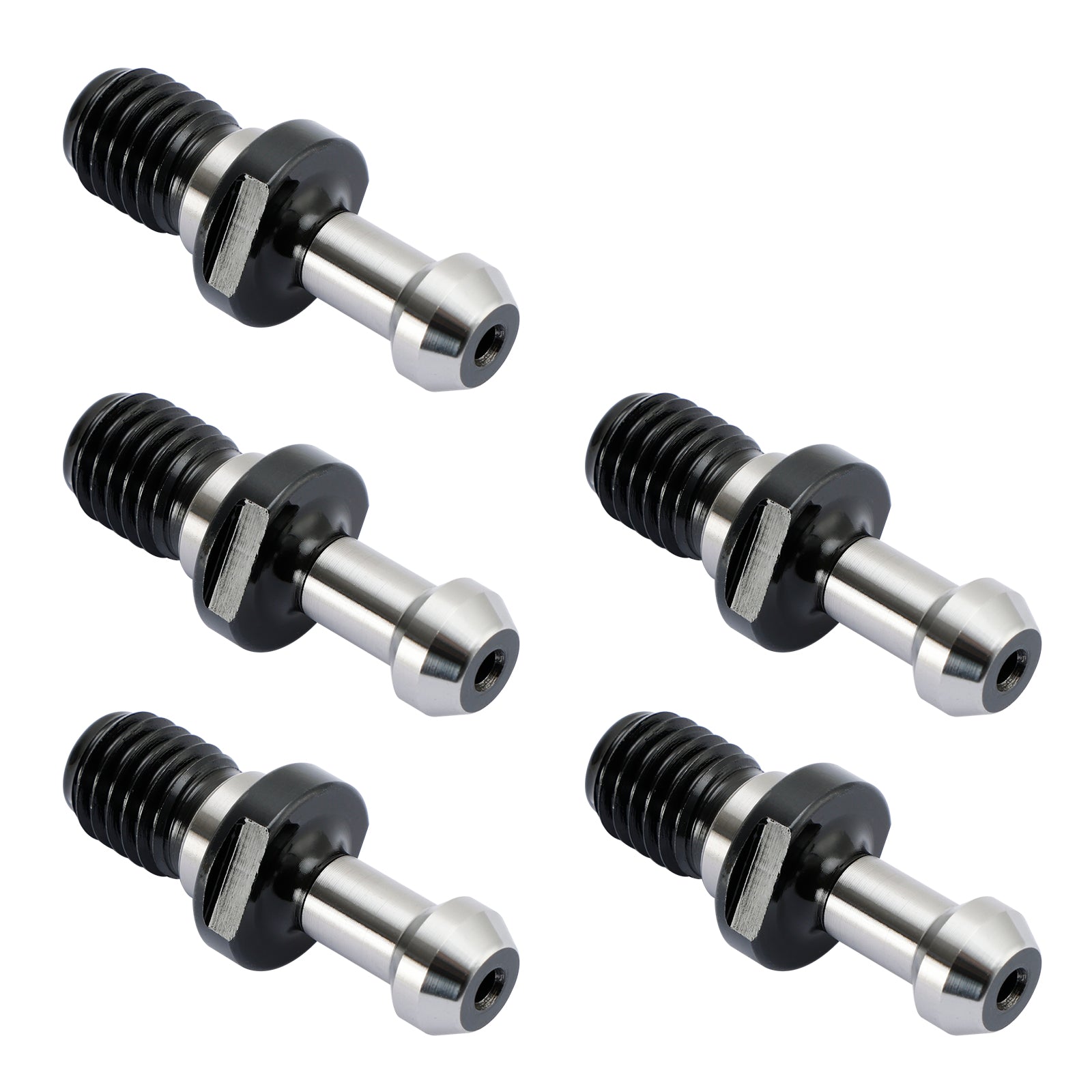 5Pcs CAT40 45?? Pull Stud Retention Knob Fits For Any Haas CAT40 CNC Silver