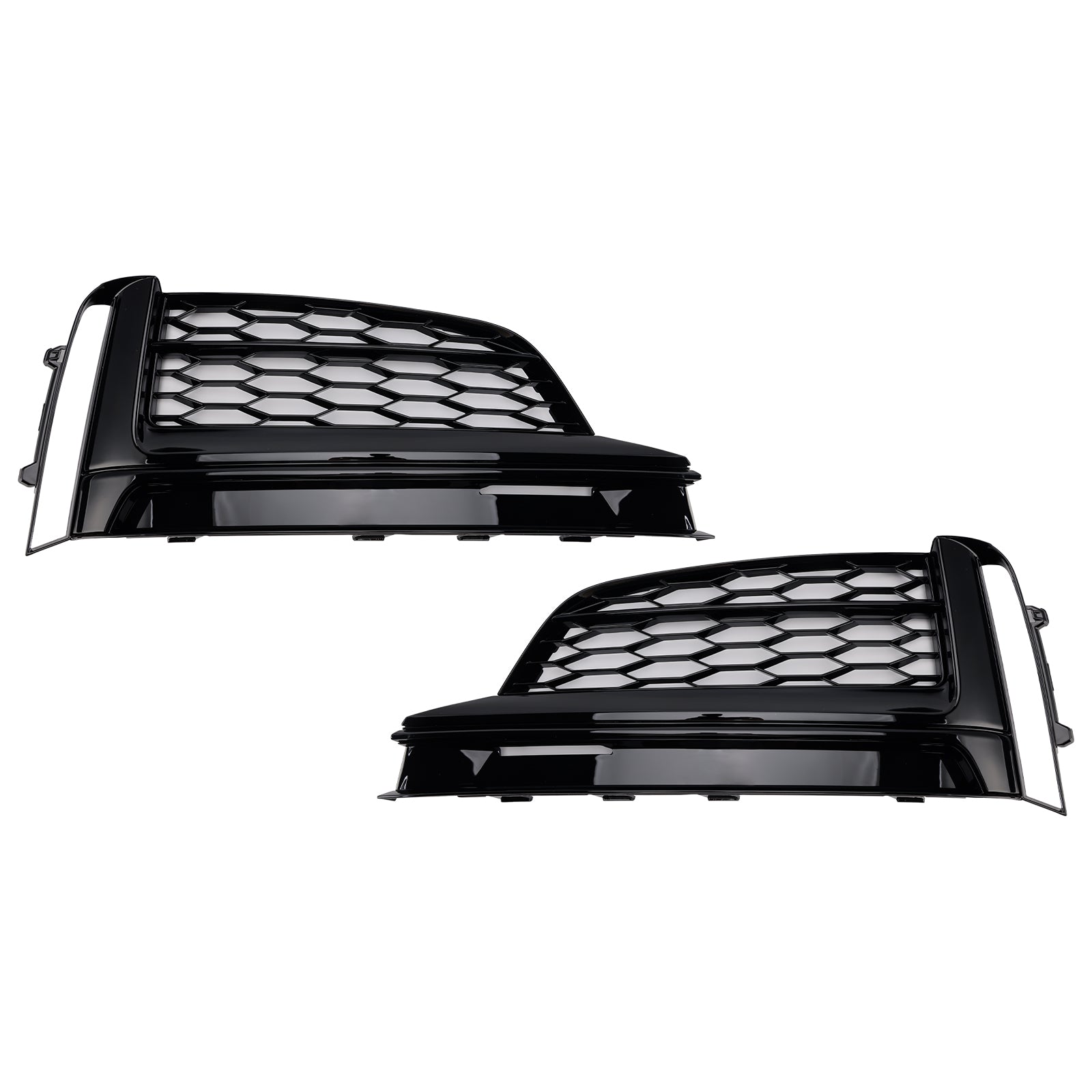 2018-2019 Audi A5 S-Line S5 2PCS Front Bumper Fog Light Grille Cover