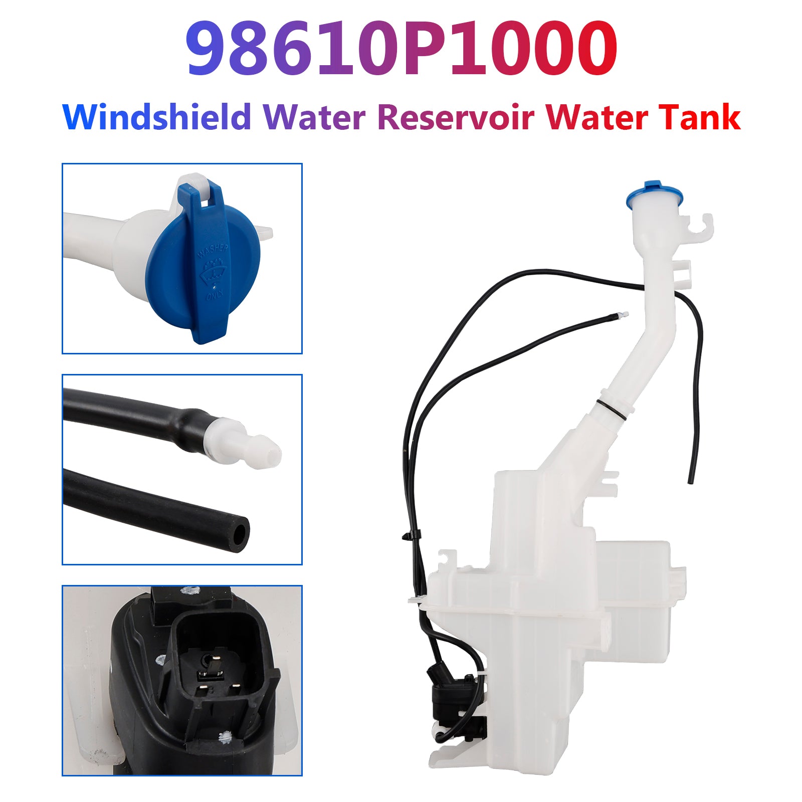 2023-2025 for Kia Sportage Windshield Water Reservoir Water Tank Motor 98610P1000
