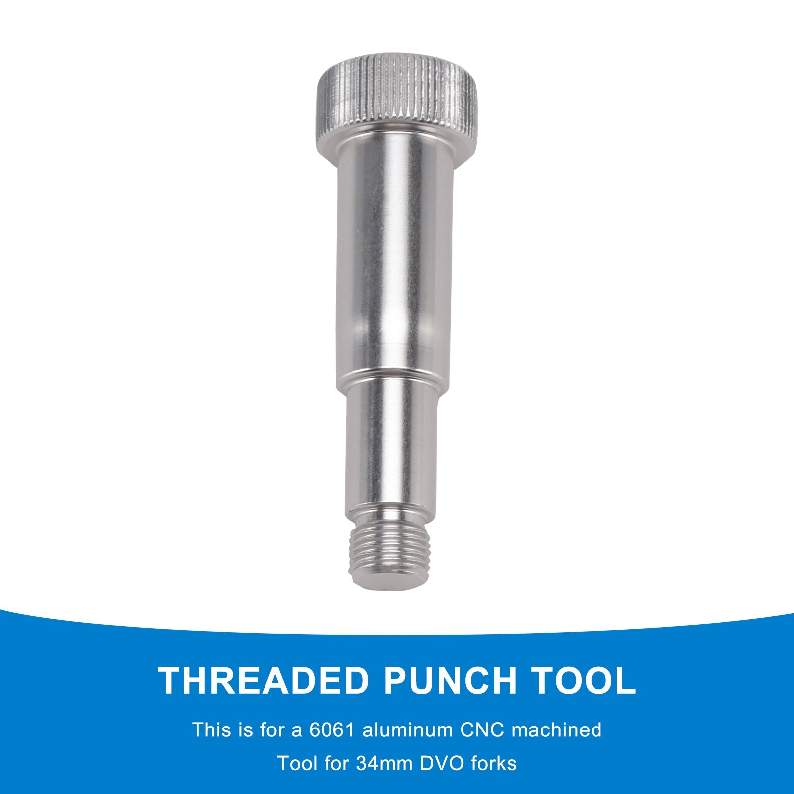 Lower Leg Removal Tool.-Threaded punch to remove DVO leg for DVO Fork rebuild