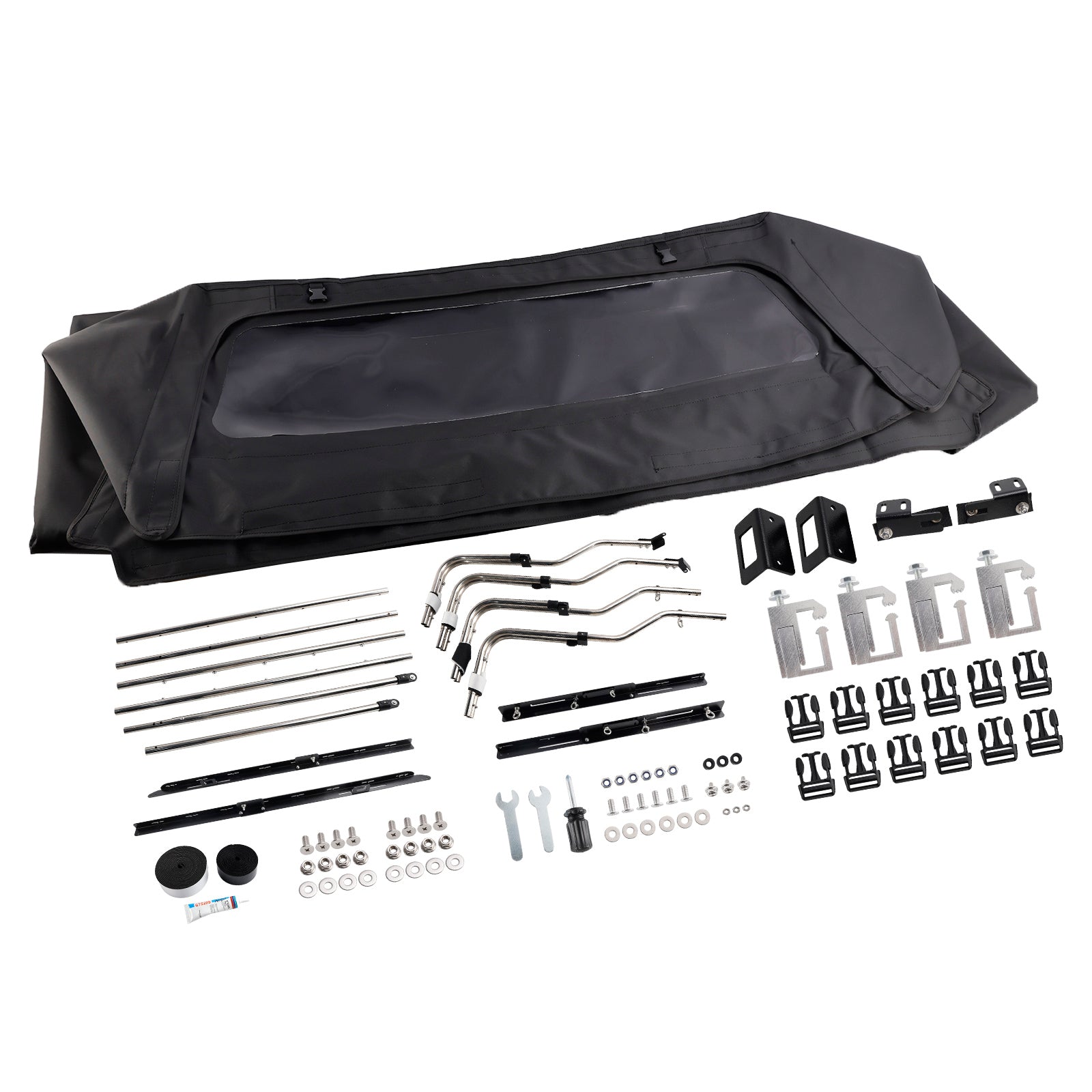 6" Soft Truck Topper Fit for Toyota Tacoma 2005-2015 4-Door