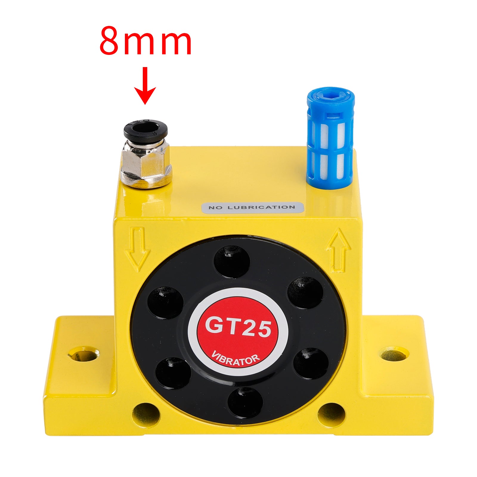 Pneumatic Turbine Vibrators GT25 1/4" Silent Golden Industrial Vibrator