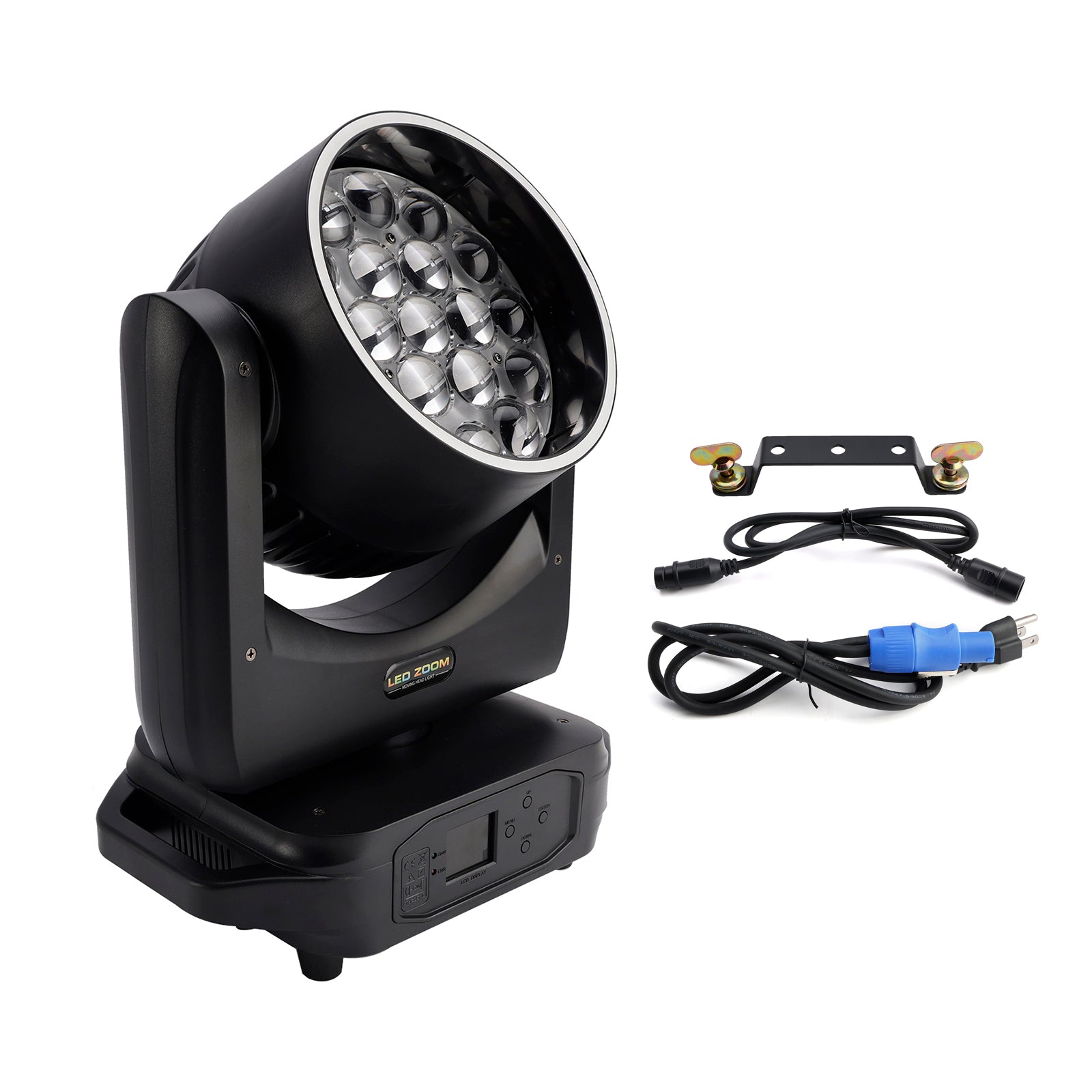 19x20W LED Zoom Moving Head Stage Light RGBW DMX Beam Wash Lighting DJ Disco