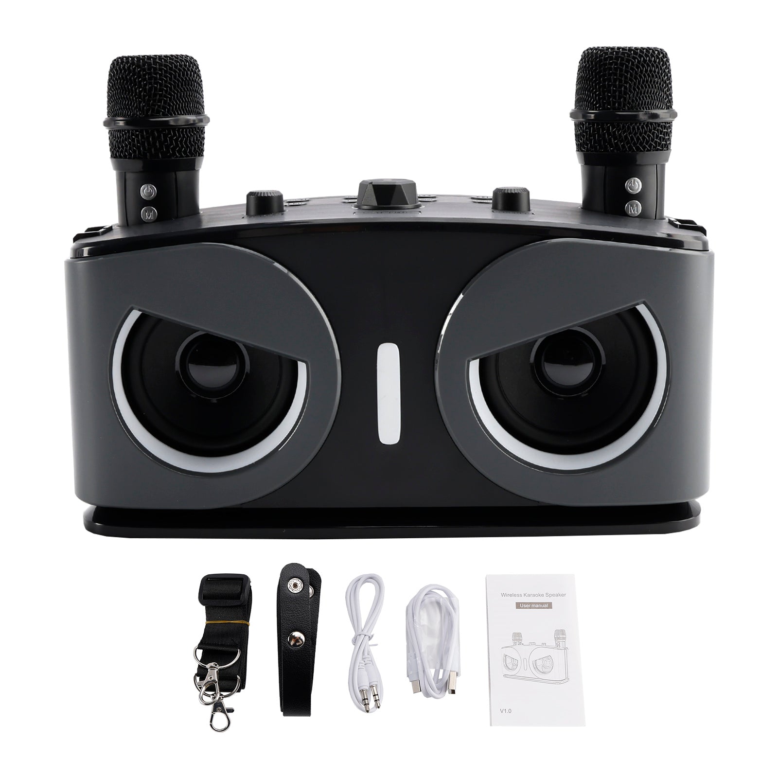 Wireless Bluetooth Speaker 20W High Power Home Theater Karaoke All-in-One Audio