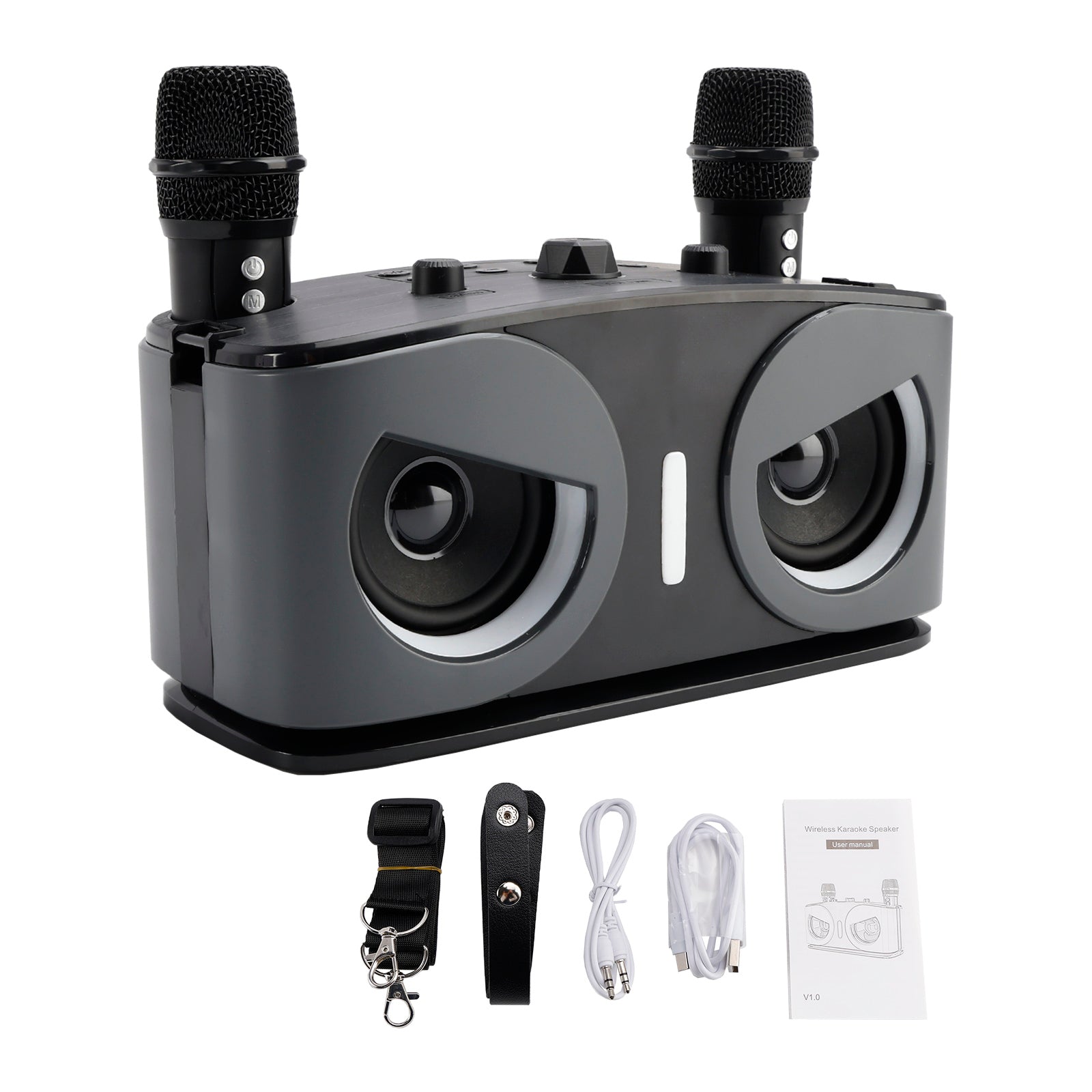 Wireless Bluetooth Speaker 20W High Power Home Theater Karaoke All-in-One Audio