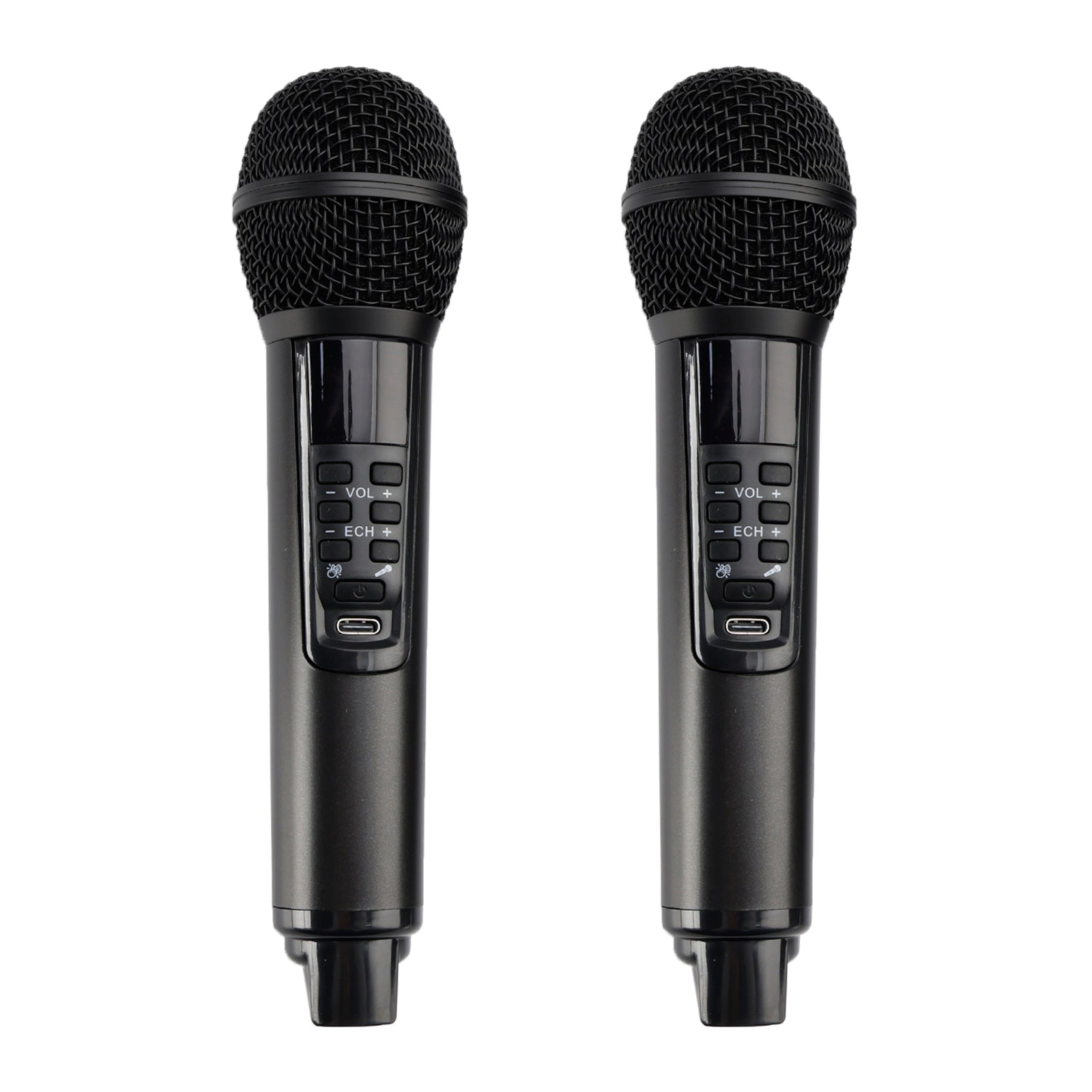 Wireless Bluetooth Speaker Dual Microphone Karaoke All-In-One Outdoor Portable