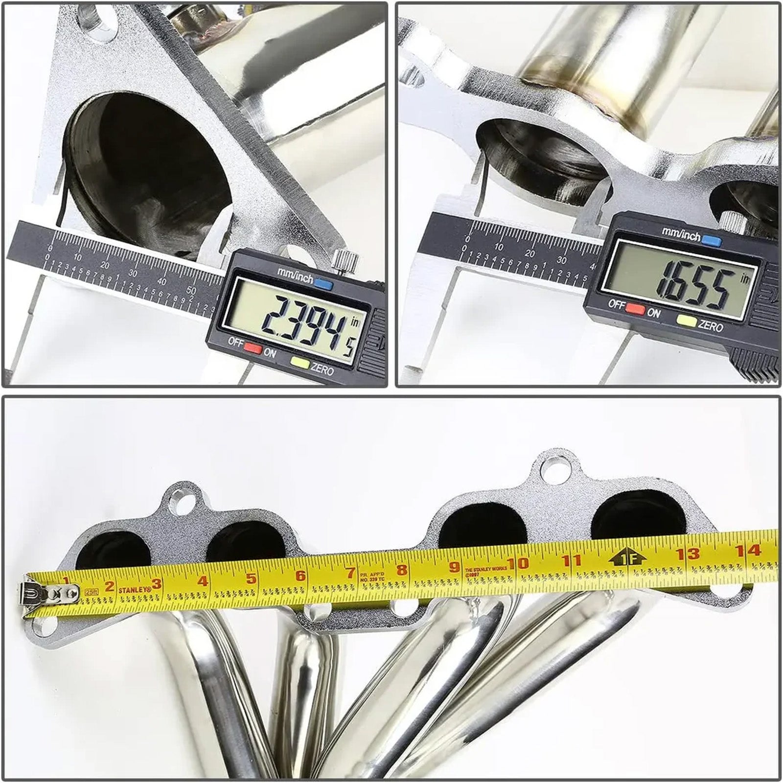 1990-1999 TOYOTA CELICA GT/GTS 2.2L Stainless Steel Exhaust Manifold Header Fit