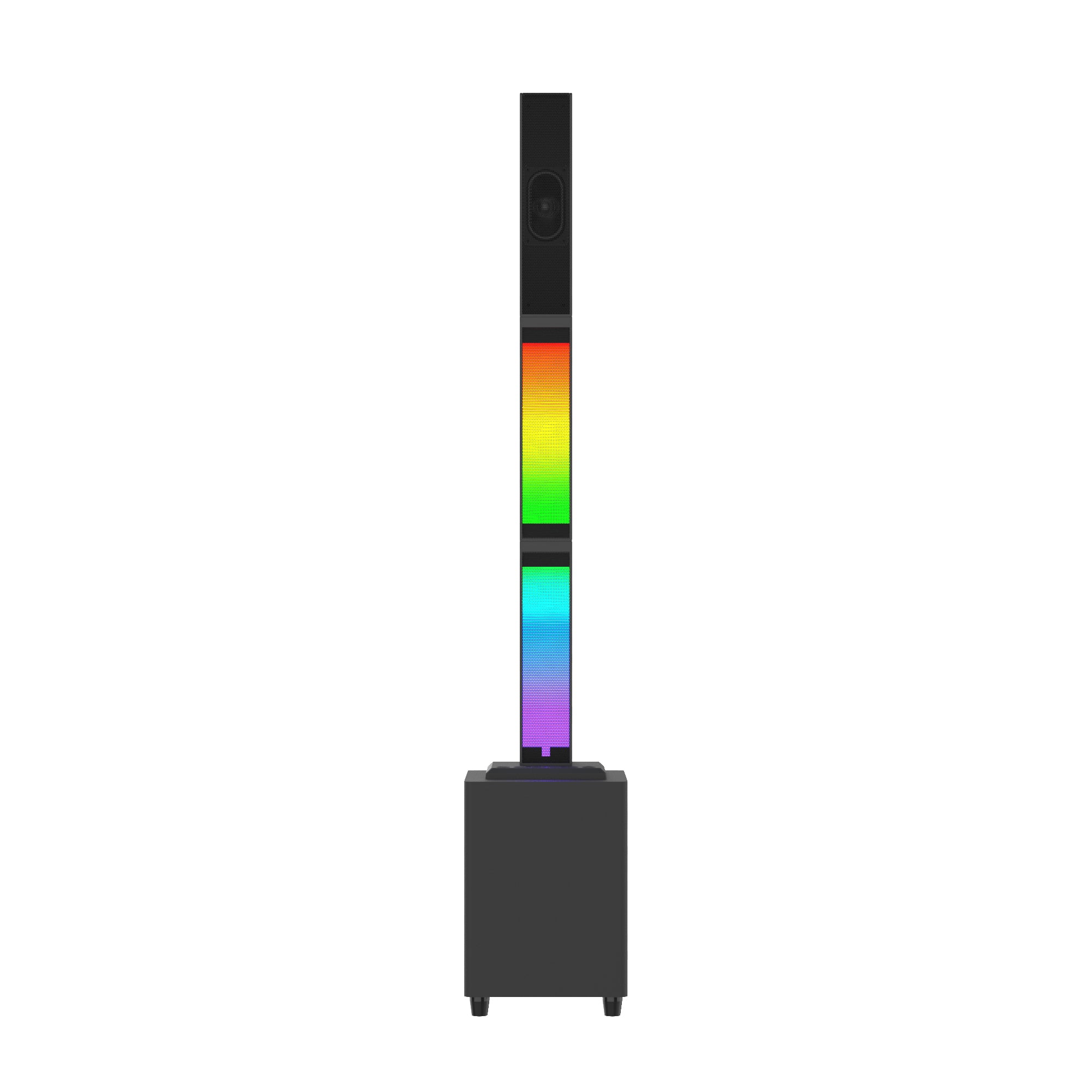 Bluetooth Speaker 2.1 Subwoofer RGB Detachable TWS Wireless Karaoke Home Theater