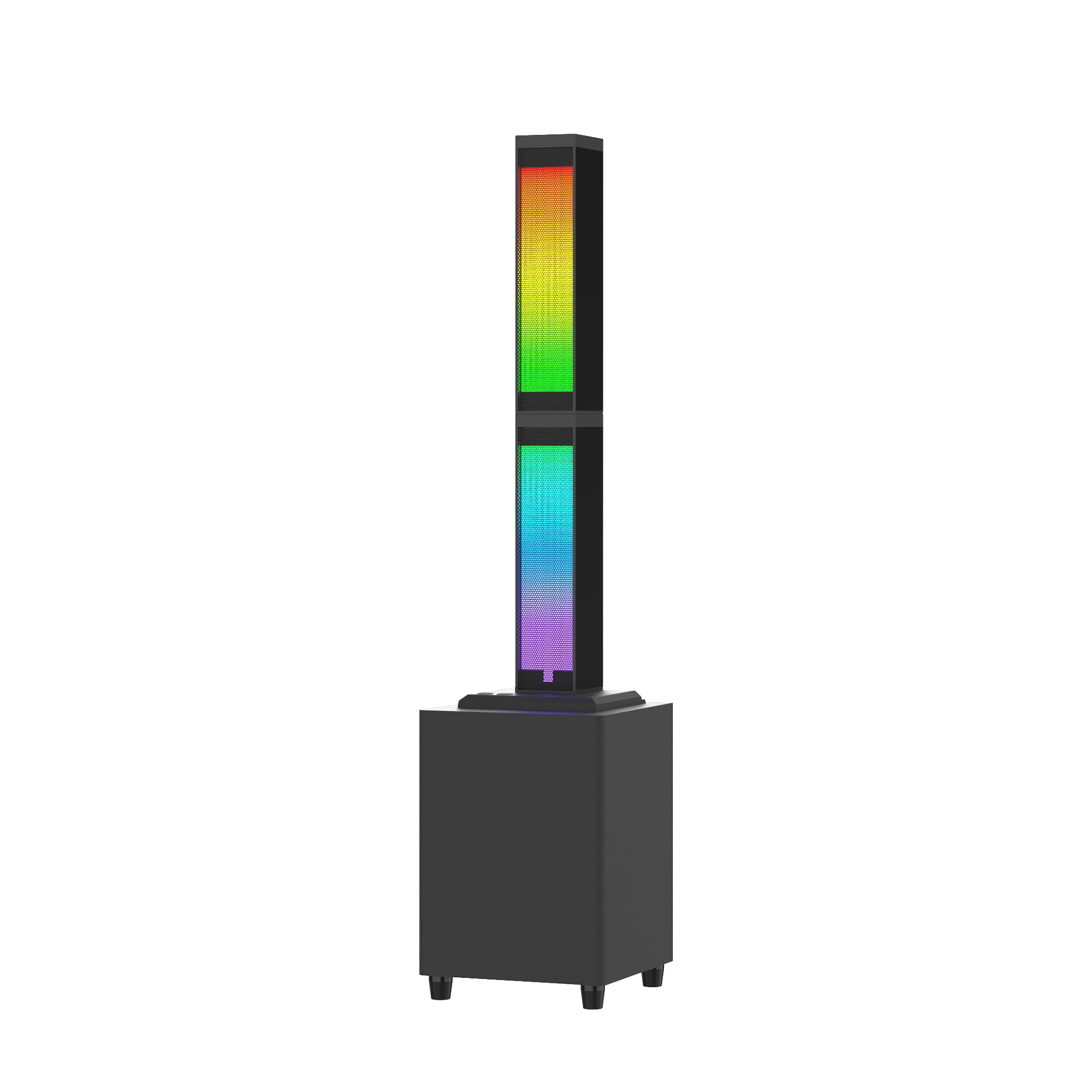 Bluetooth Speaker 2.1 Subwoofer RGB Detachable TWS Wireless Karaoke Home Theater