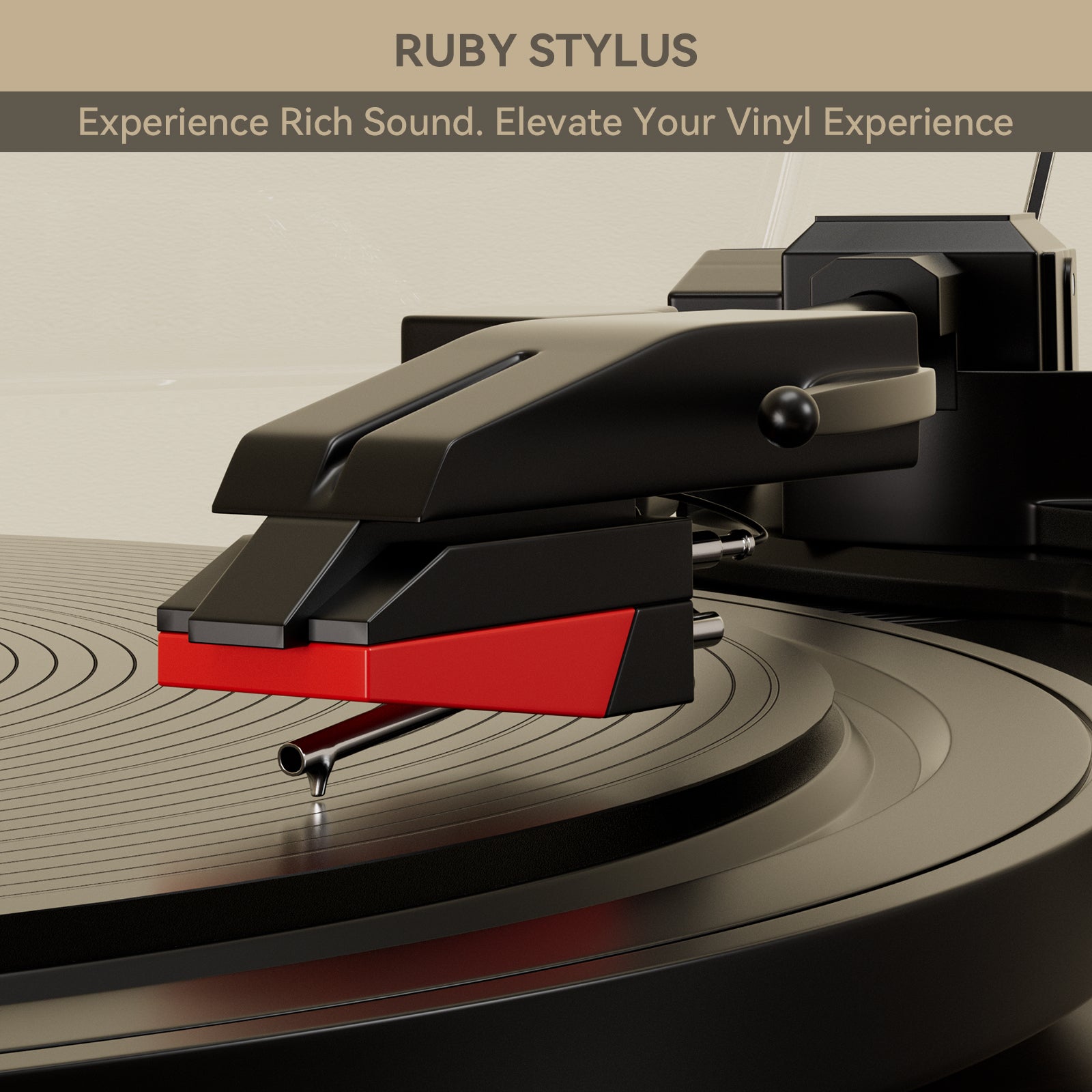 3 - Speed Turntable Decorative Record Player Split Bluetooth Vinyl Record Player