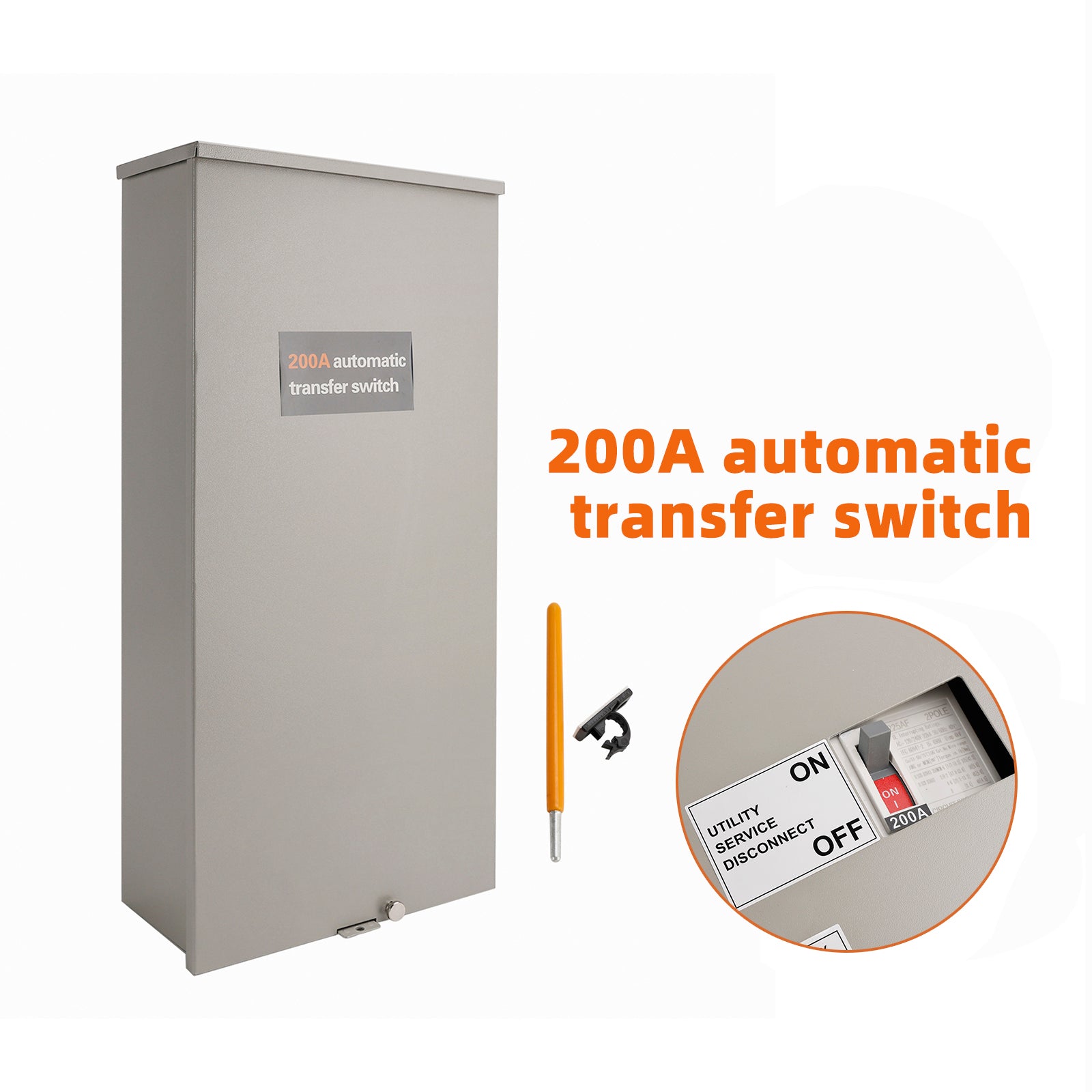 RXSW200A3 200-Amp 120/240-Volt Single-Phase Automatic Transfer Switch