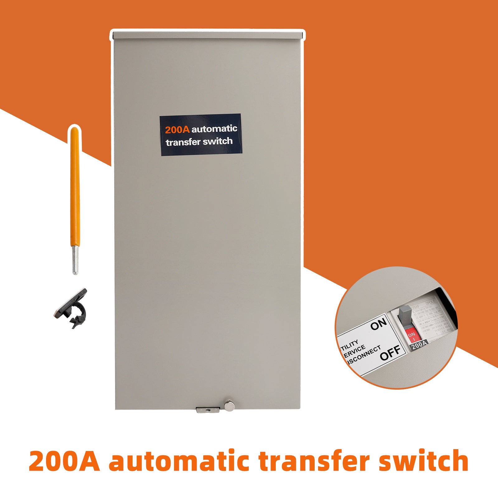 RXSW200A3 200-Amp 120/240-Volt Single-Phase Automatic Transfer Switch
