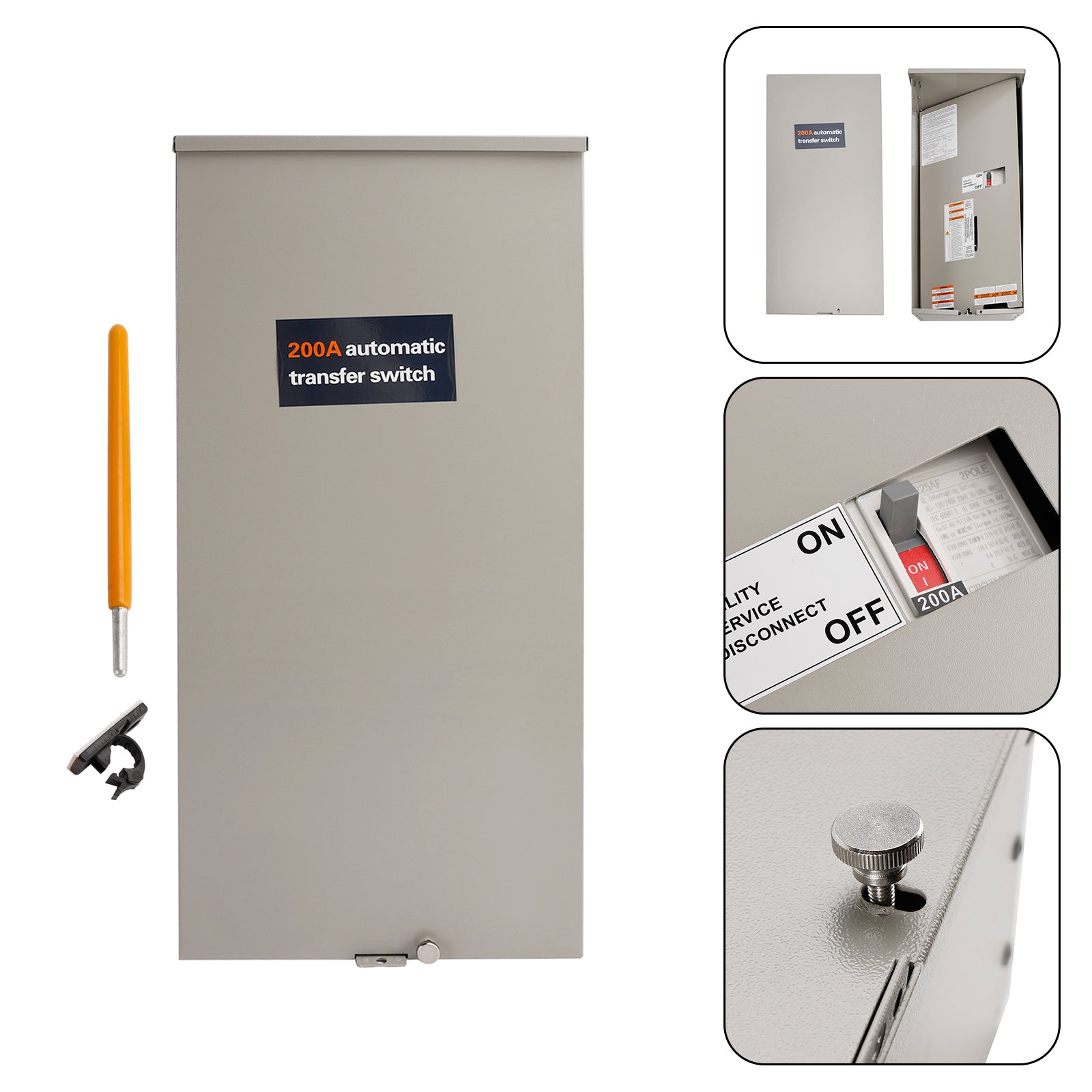 RXSW200A3 200-Amp 120/240-Volt Single-Phase Automatic Transfer Switch
