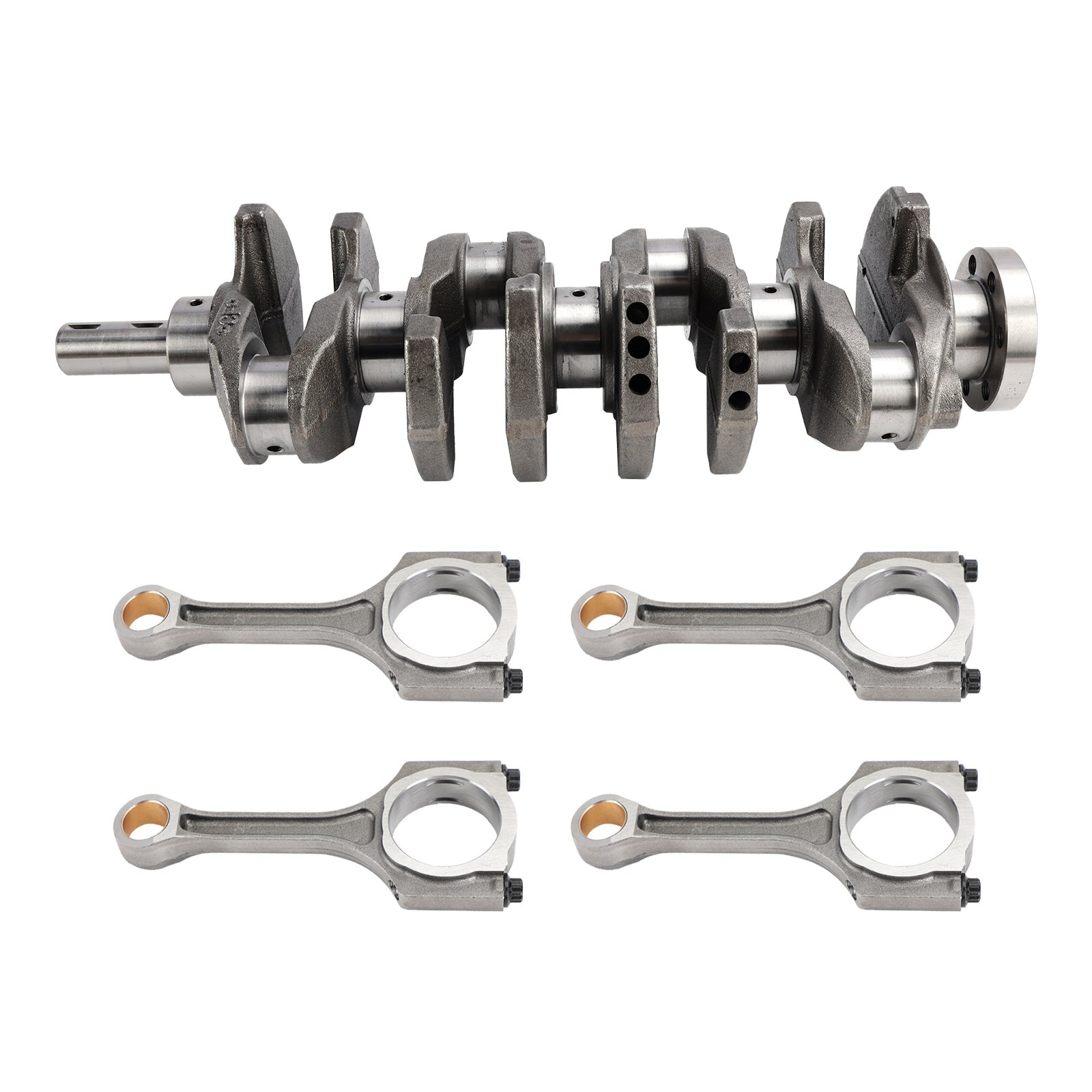 Engine Crankshaft w/ Connecting Rod For 10-18 kia Hyundai Sonata Kia Forte 2.4L