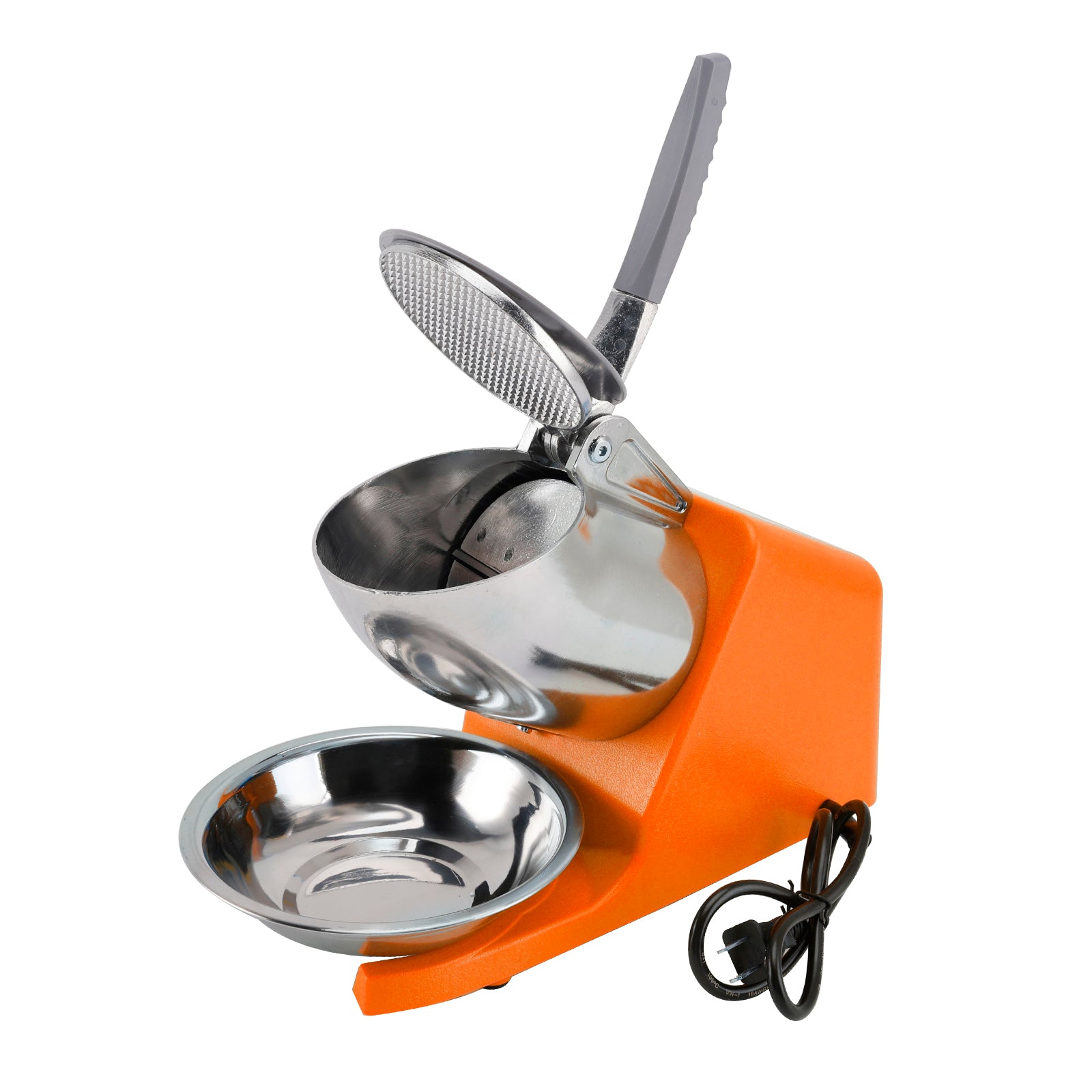 Electric Ice Crusher Machine 143LBS/Hr Snow Cone Maker Ice Shaver 500W