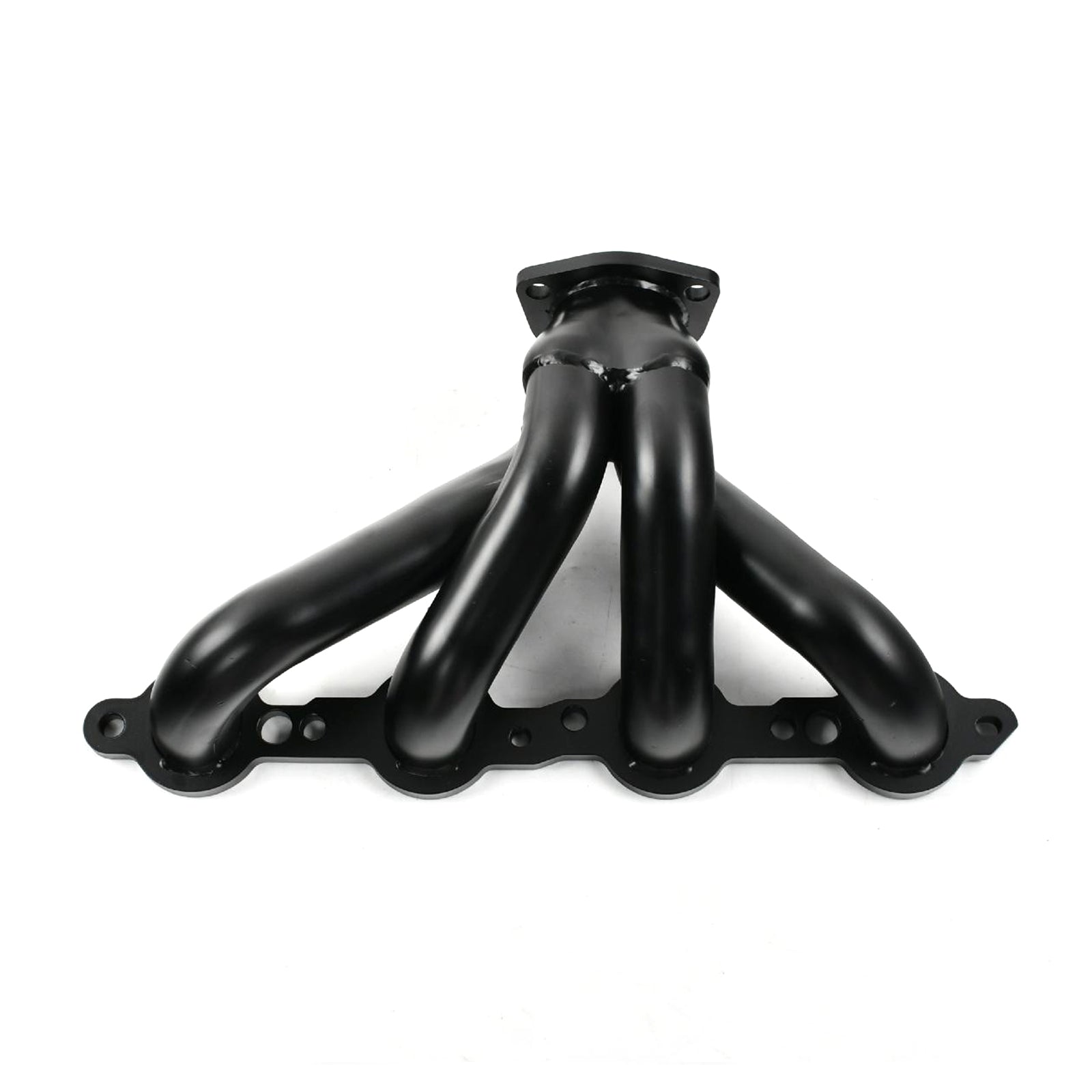 Black Exhaust Manifold Header Fit Chevy LS LS3 LS6 LS7