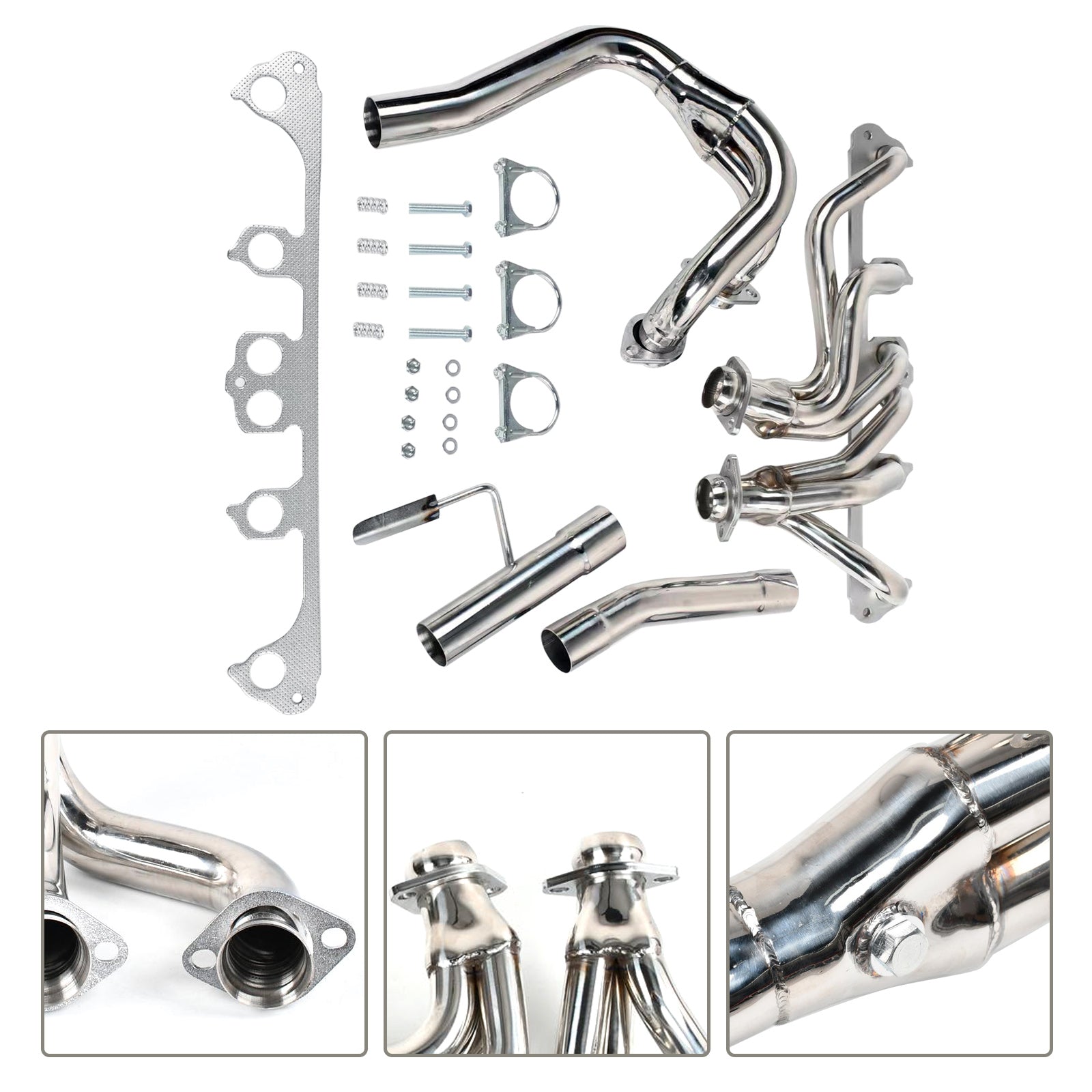 Racing Header Exhaust Manifold Fit Jeep Cherokee 4.0L 1991-1999