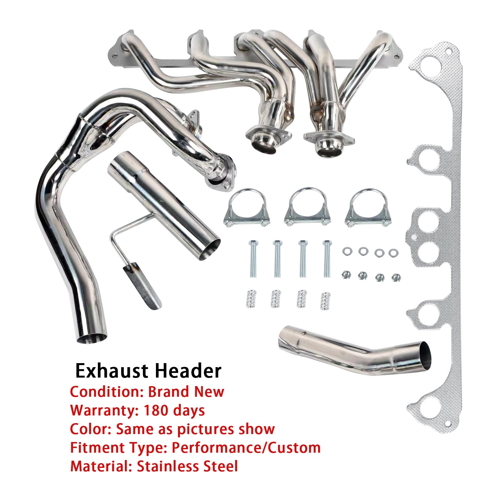 Racing Header Exhaust Manifold Fit Jeep Cherokee 4.0L 1991-1999