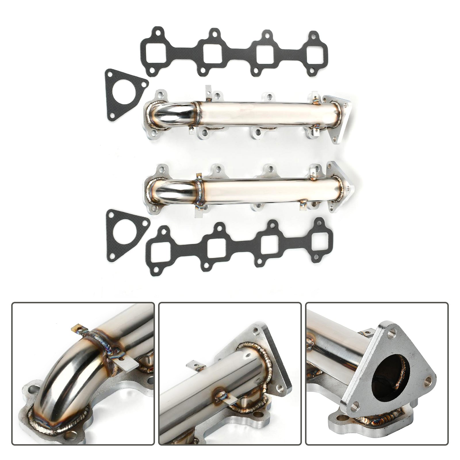 Stainless Exhaust Manifold Header Fit Chevy Fit Duramax Diesel 6.6L 2001-2016
