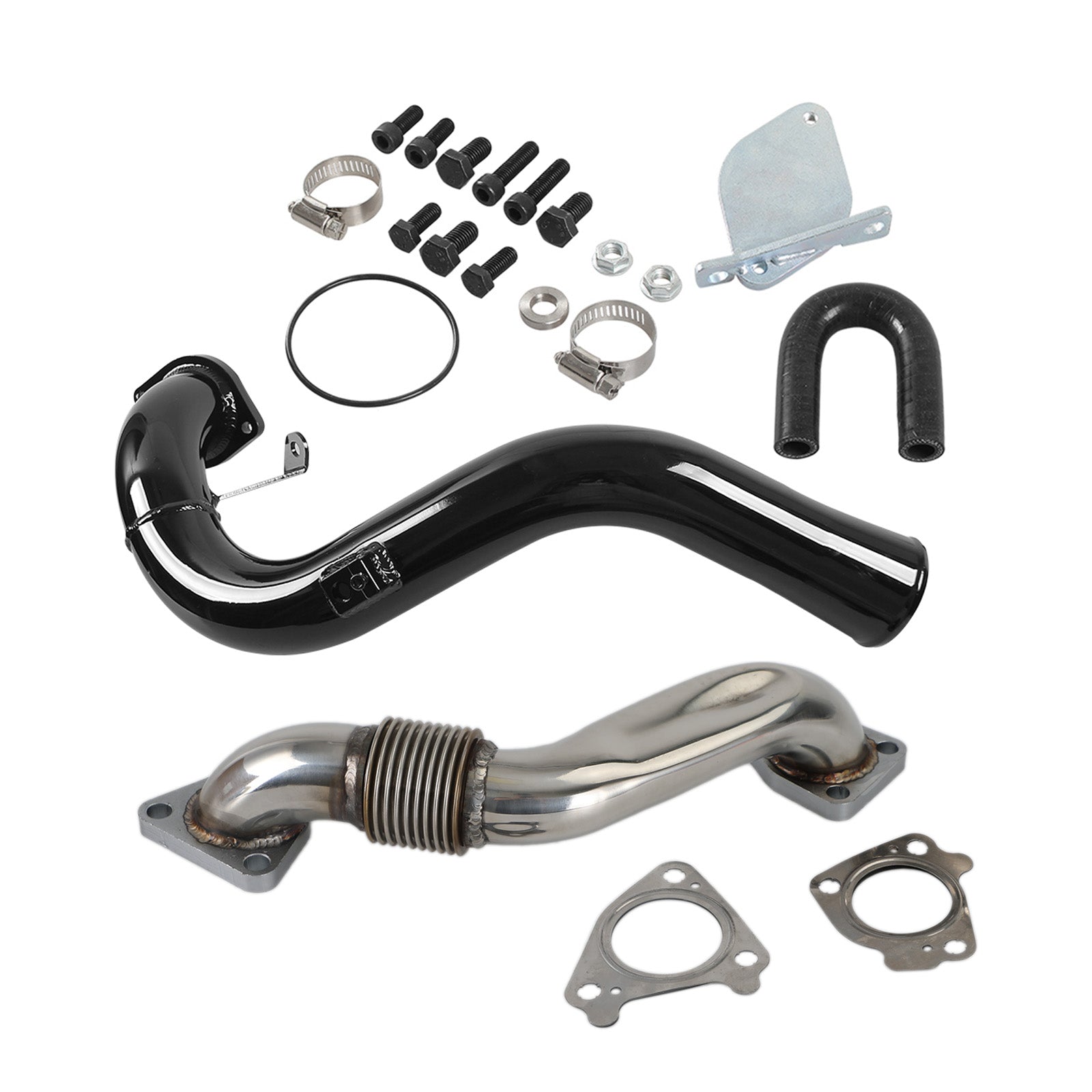 2007.5 Chevrolet Silverado 2500 GMC Sierra HD 6.6L EGR Delete Kit & Passenger Up-Pipe & Intake Tube