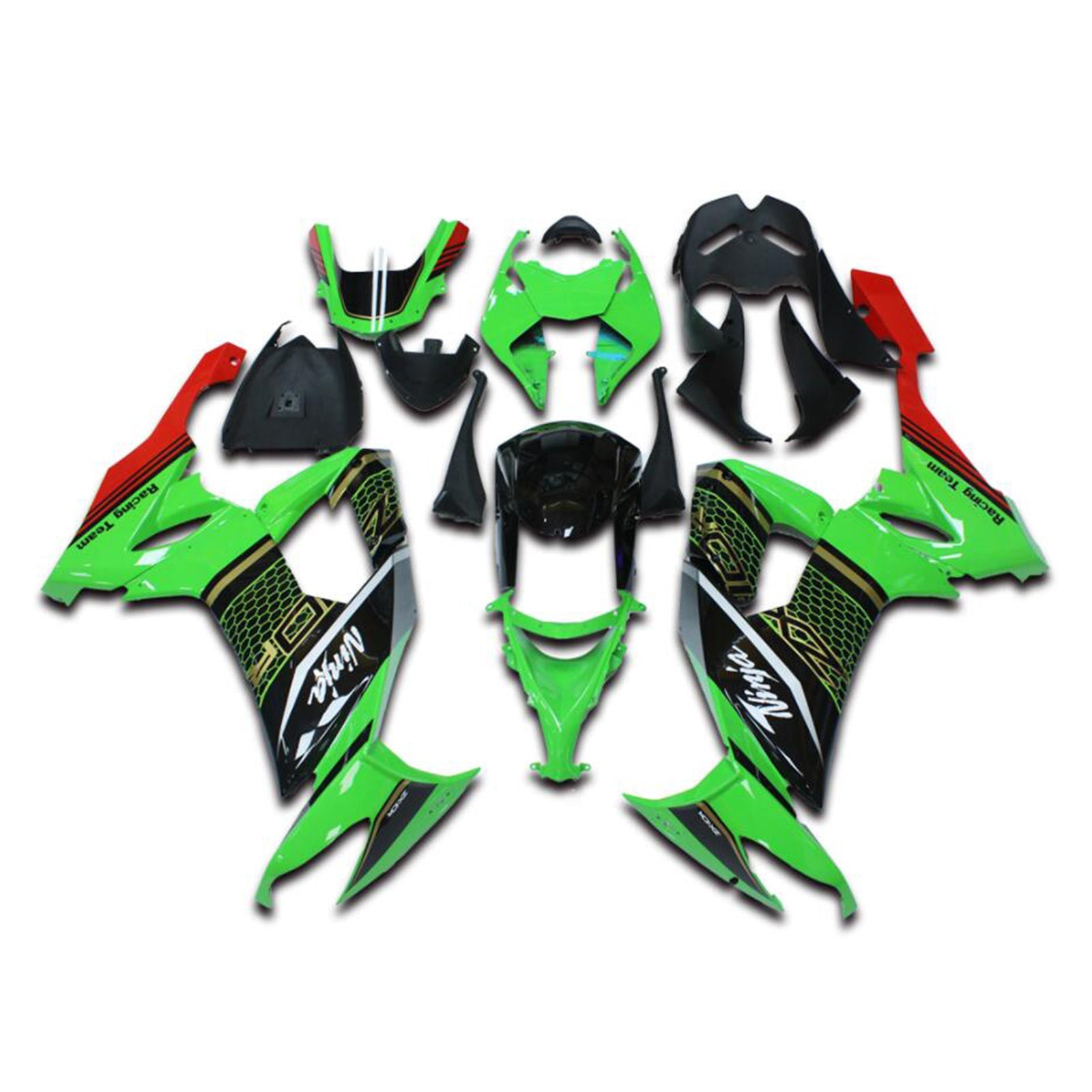 Kawasaki ZX10R 2008-2010 Fairing Kit Bodywork Plastic ABS