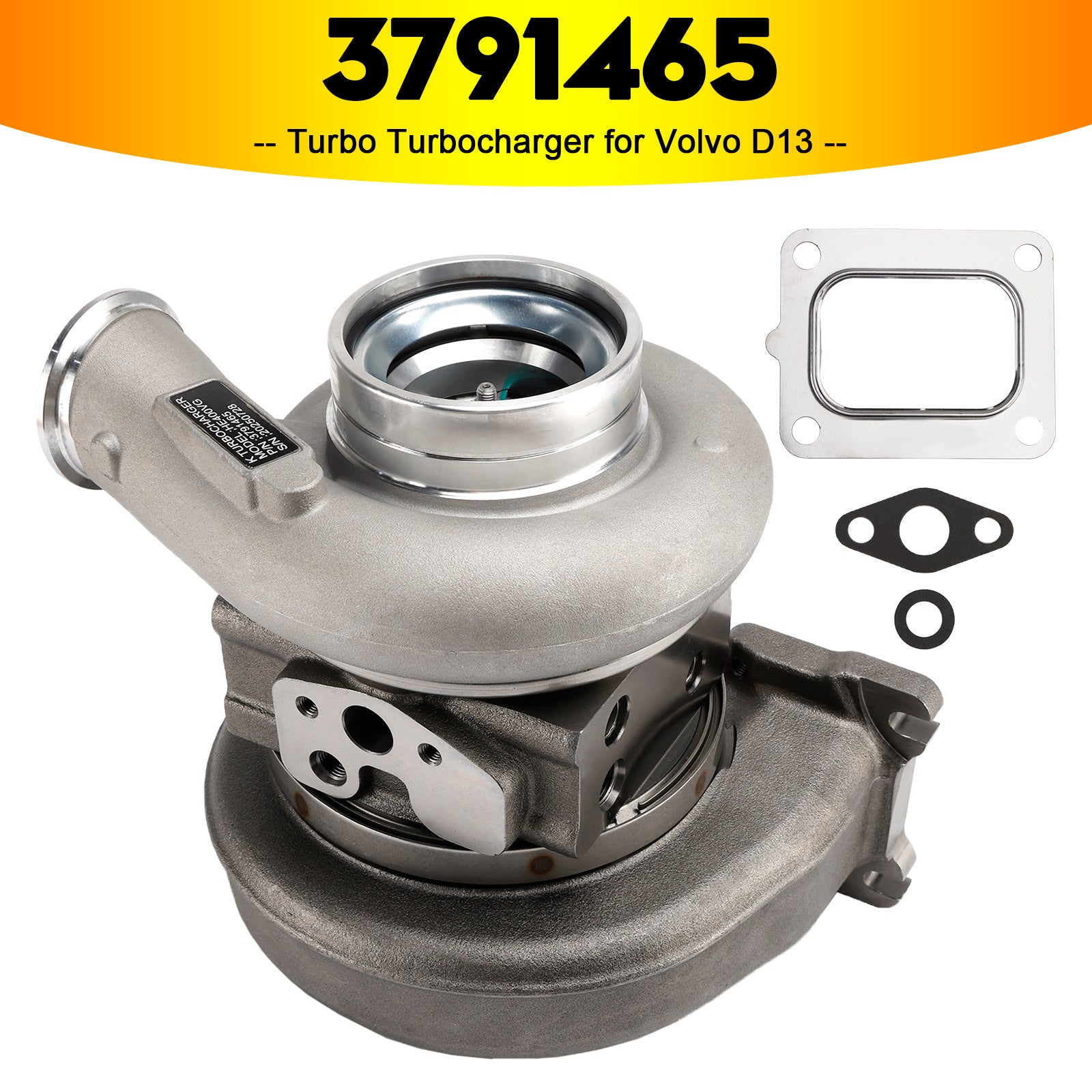 Turbo Turbocharger 3791465 for Volvo D13 HE400VG Cummins Holset