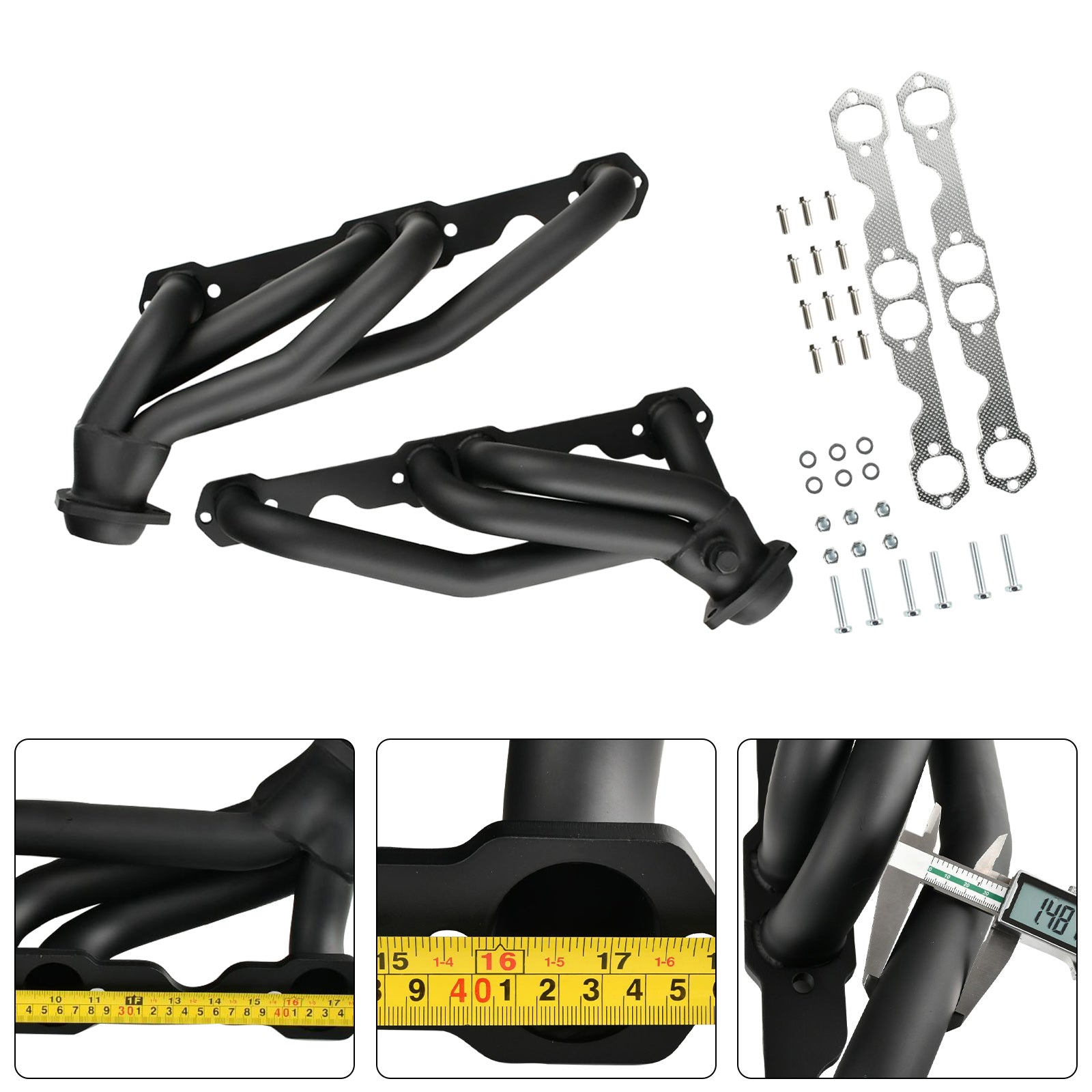 Header Exhaust Manifold Fit Chevy 1988-1997 Fit GMC 5.0/5.7 V8 C/K Truck