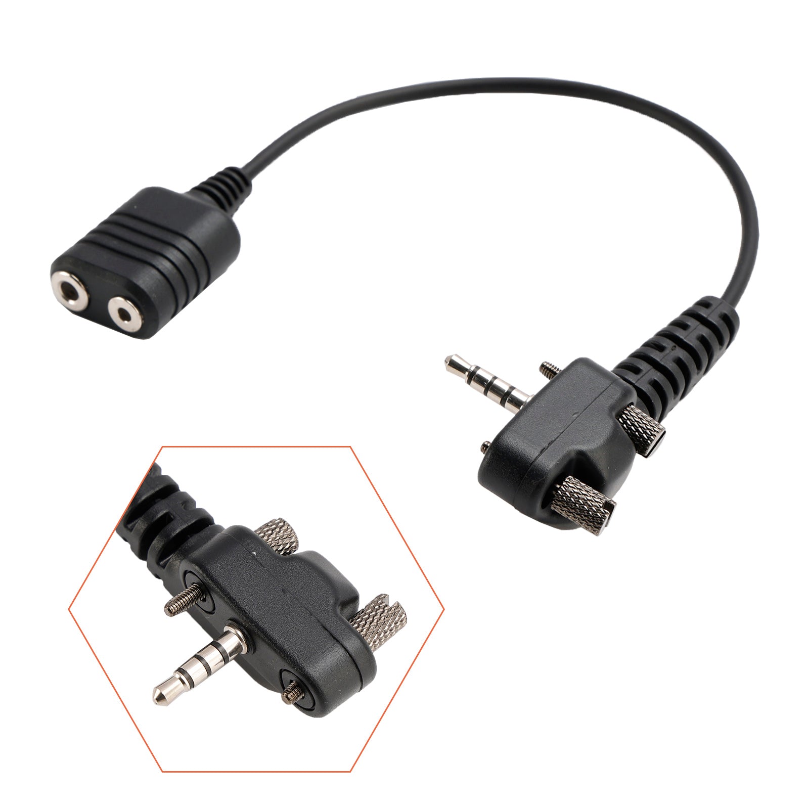 K Interface Headset Port Converter Cable for Vertex VX-228 VX-230 VX-231 VX-298