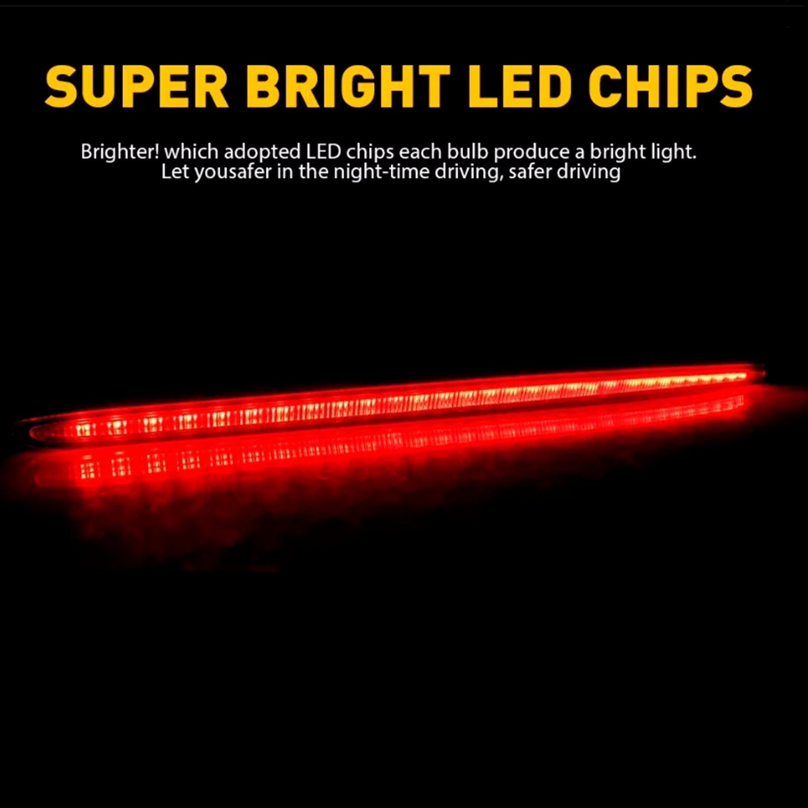 Red Third Brake Stop Light 63257164978 For BMW 1 Series 128i 135i M E82 E88