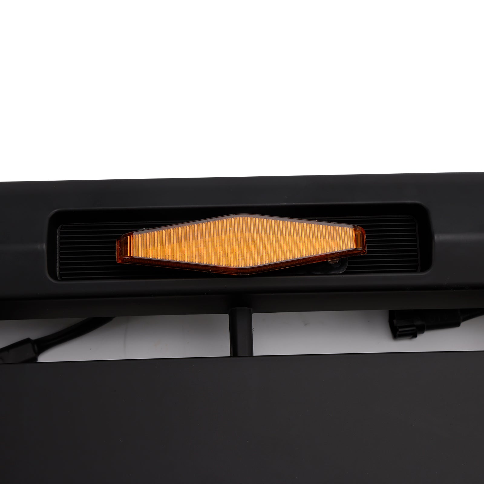 Matt Black Front Bumper Grille Grill Fit 1998-2000 Ford Ranger With LED Light