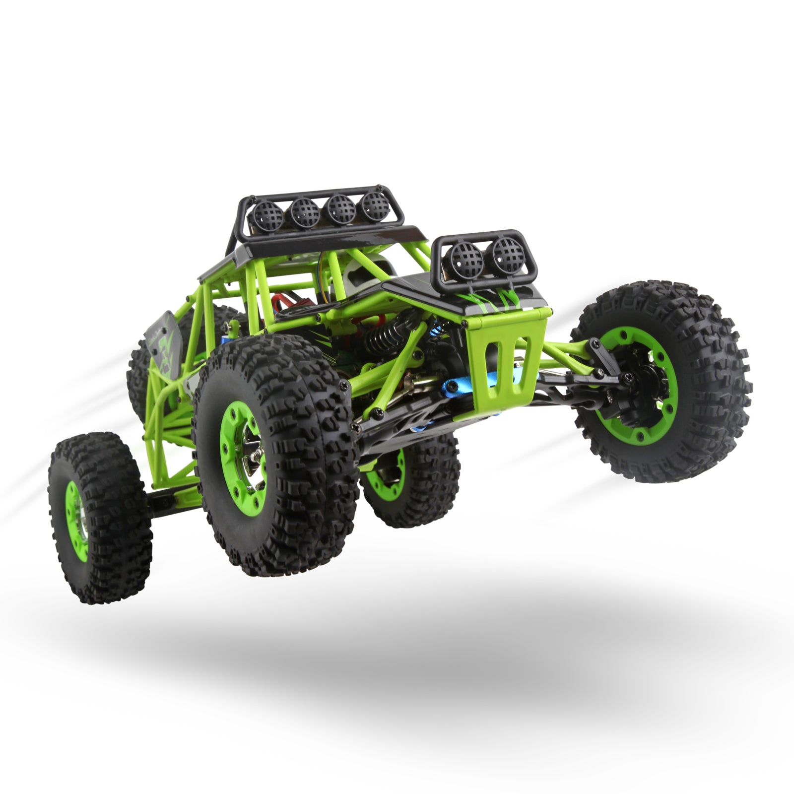 RC Car Electric Brushed Crawler RTR Auto Gift Wltoys 12427 1/12 Scale 2.4G 4WD Green