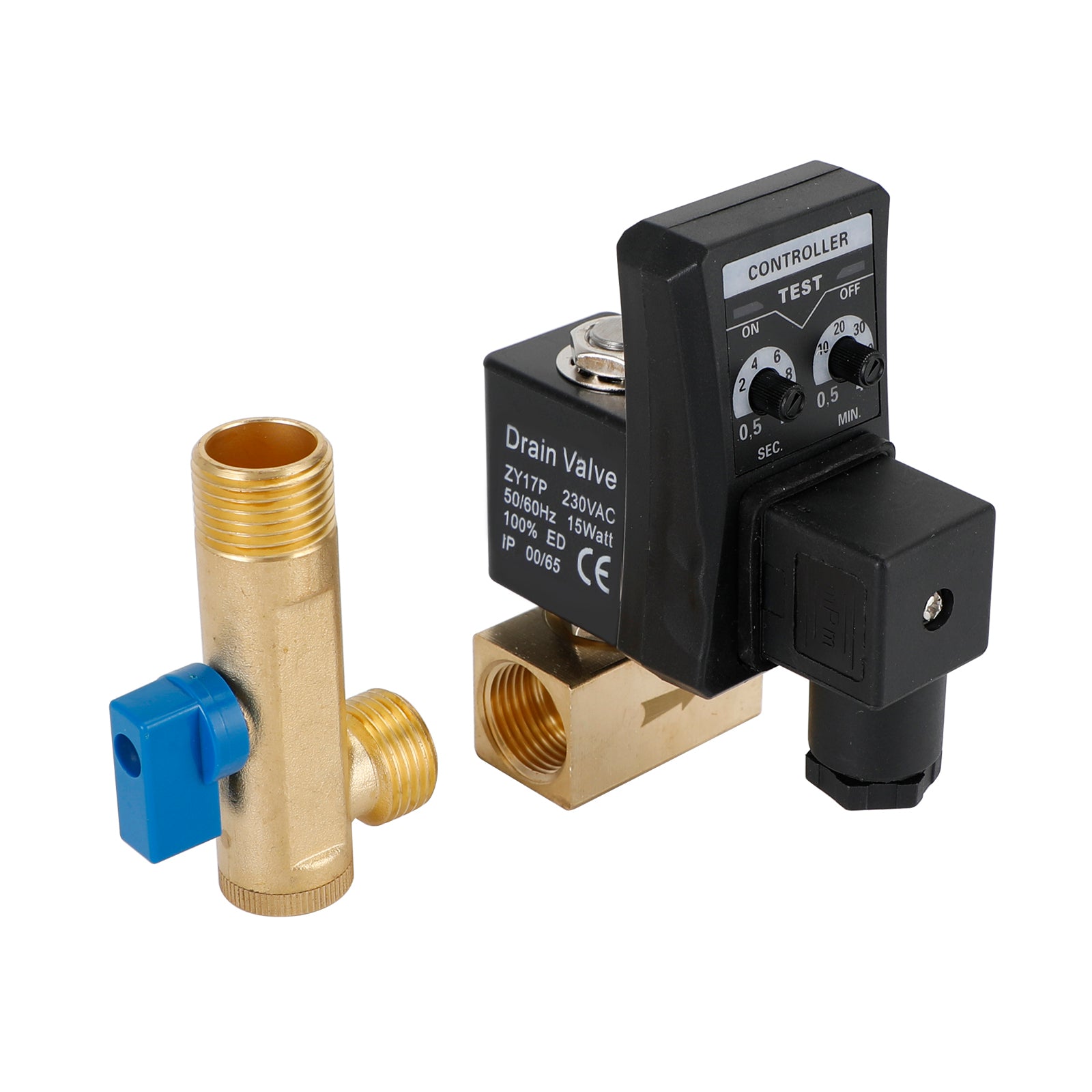 1/2" Automatic Electronic Timed Air Compressor Condensate Auto Drain Valve