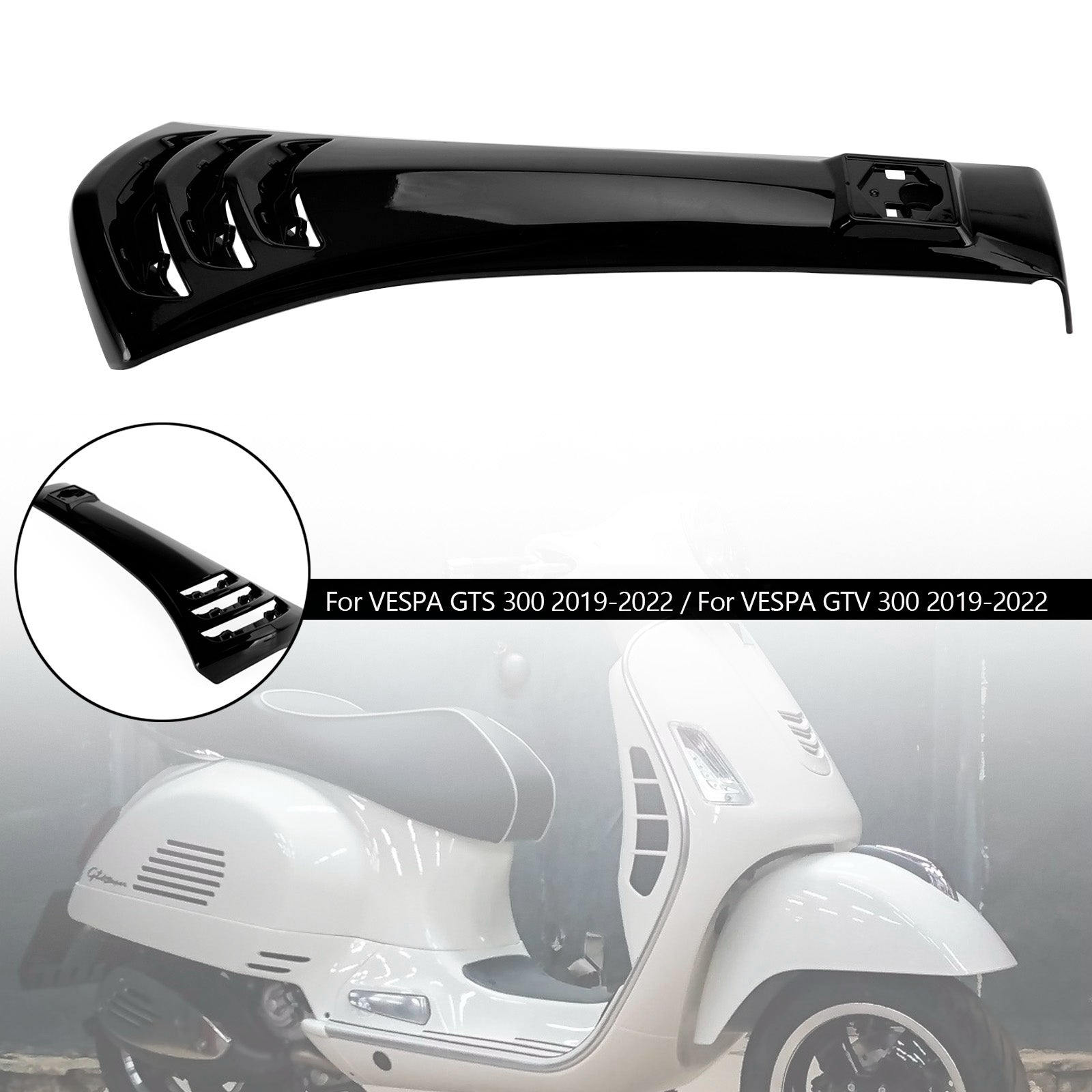 2019-2022 Vespa GTS300 GTV300 Steering Horn Head Cover fairing Tie