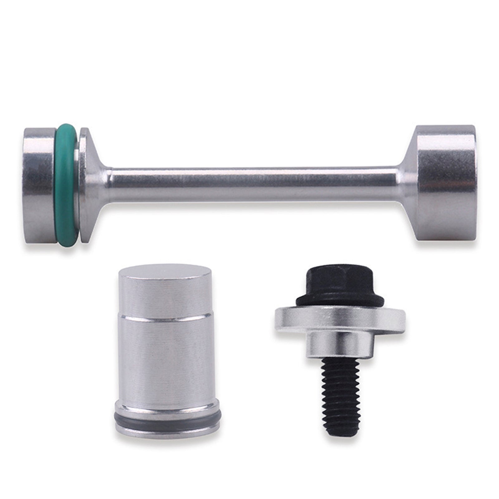 Oil Diverter Barbell & Oil Valve Plug & Oil Pickup Tube Hold Down Kit for GM LS