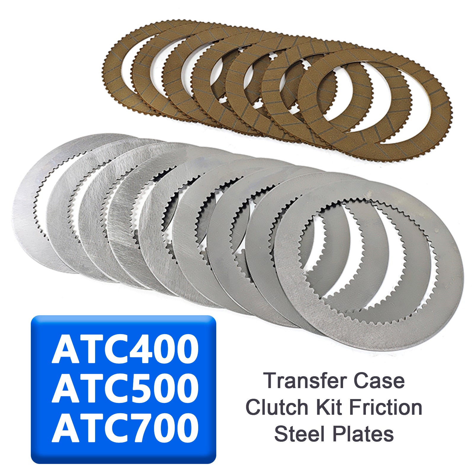 ATC400 ATC500 ATC700 BMW Transfer Case Clutch Kit Friction Steel Plates