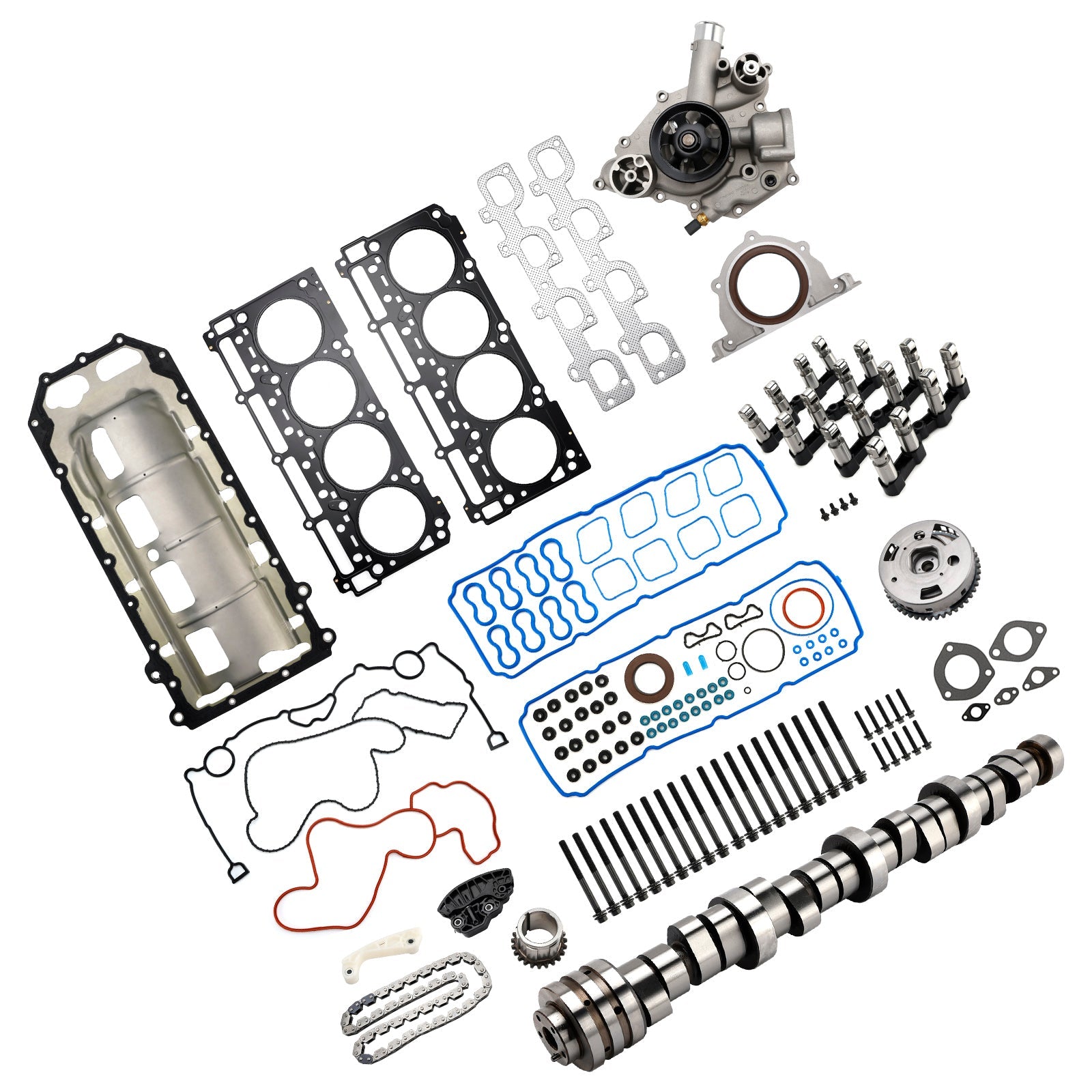 2011 2012 2013 2014 2015Dodge Challenger 6.4L 392ci V8 HEMI  6.4 Hemi MDS Lifters Cam Kit Head Gaskets Bolts 53021726AD 53022340AC