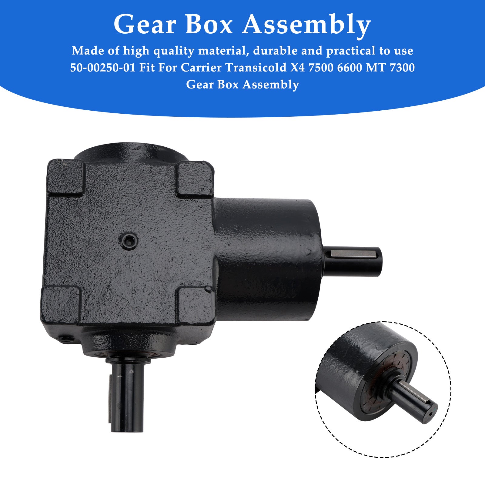 50-00250-01 Fit For Carrier Transicold X4 7500 6600 MT 7300 Gear Box Assembly