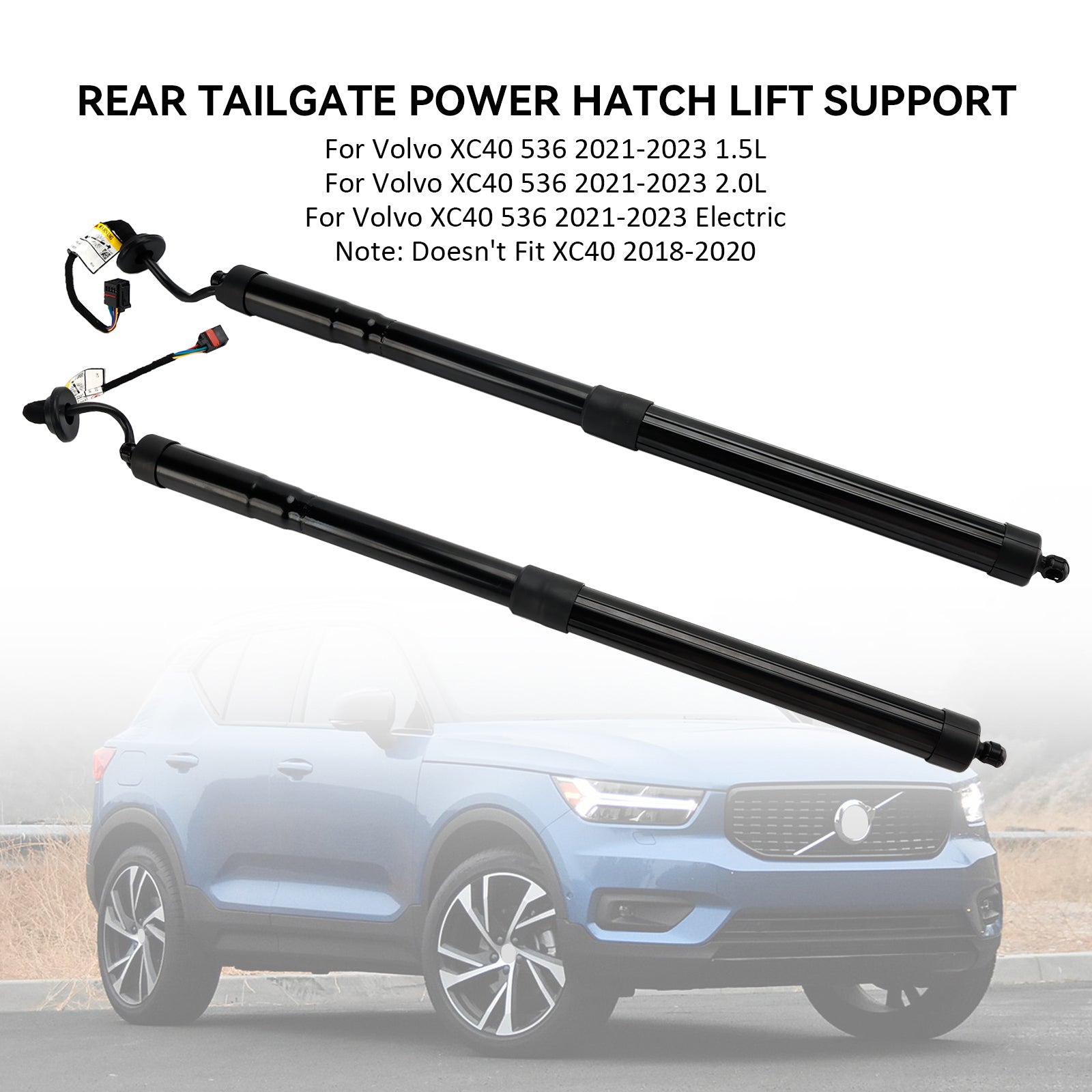 2PCS Rear Electric Tailgate Gas Strut 32296296 fit Volvo XC40 536 2021-2023