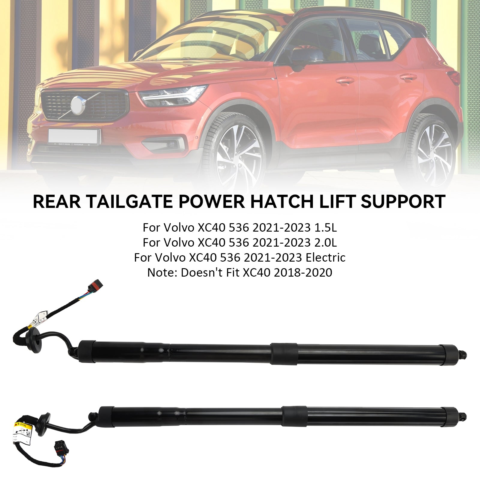2PCS Rear Electric Tailgate Gas Strut 32296296 fit Volvo XC40 536 2021-2023
