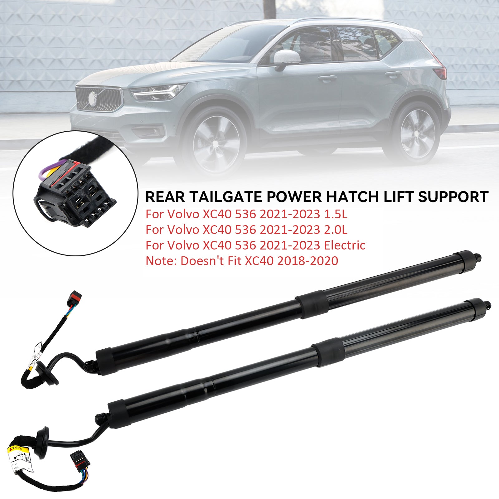 2PCS Rear Electric Tailgate Gas Strut 32296296 fit Volvo XC40 536 2021-2023