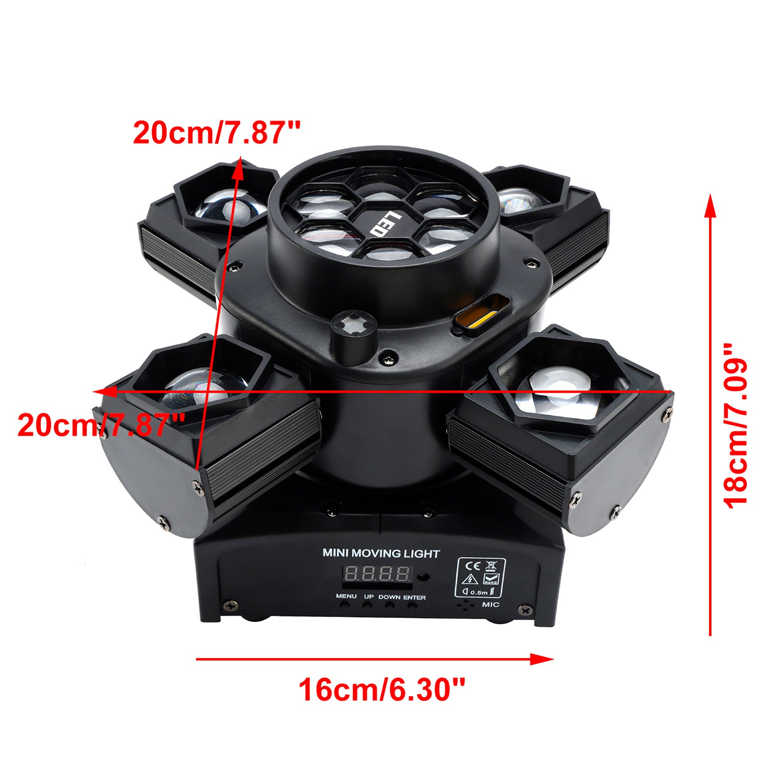 4In1 Four Head 80W Stage Laser Light DMX Stage Lighting DJ Party Lighting Effect