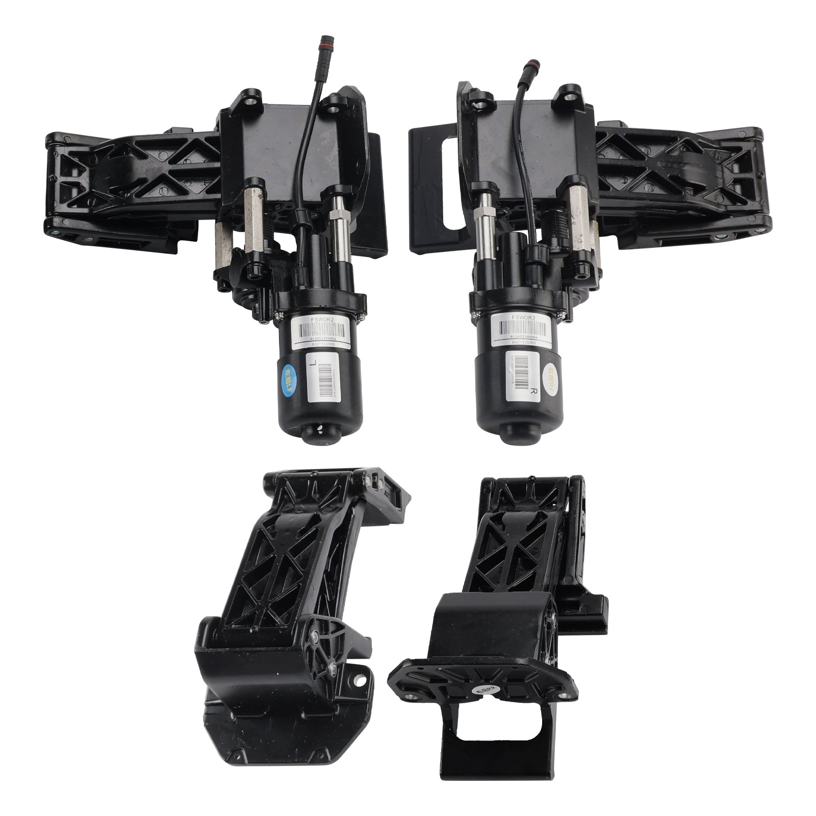 Power Running Boards with LED Truck Step Lights For Ram 2500/3500 (2012-2024) Crew Cab