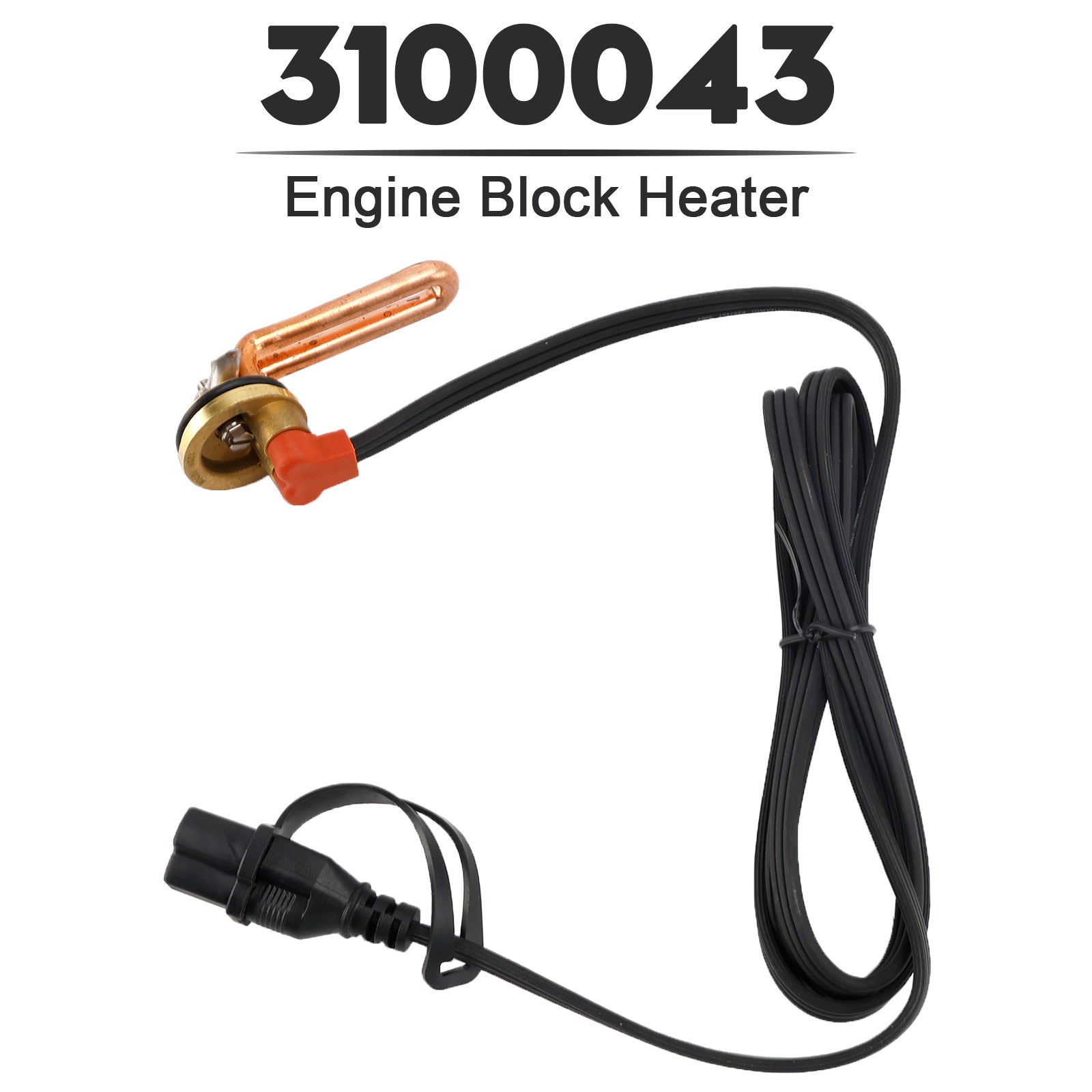 3100043 Engine Block Heater for Ford F250 F350 6.9 & 7.3 83-94 120V 1000W